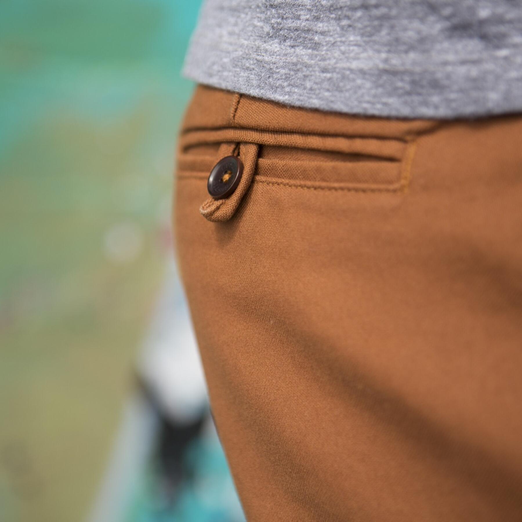 gustin #122 camel moleskin chino