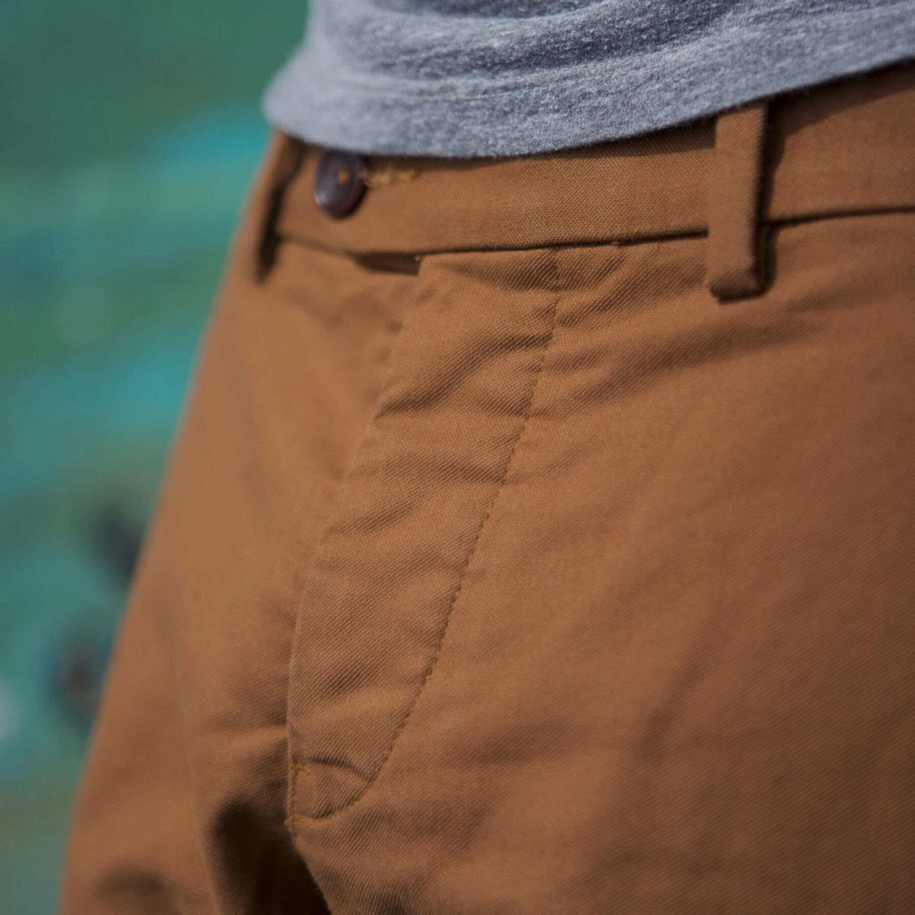 gustin #122 camel moleskin chino
