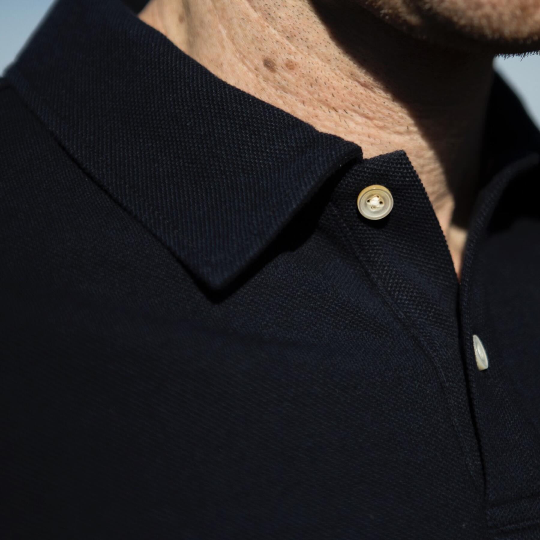 gustin japan pique polo - navy