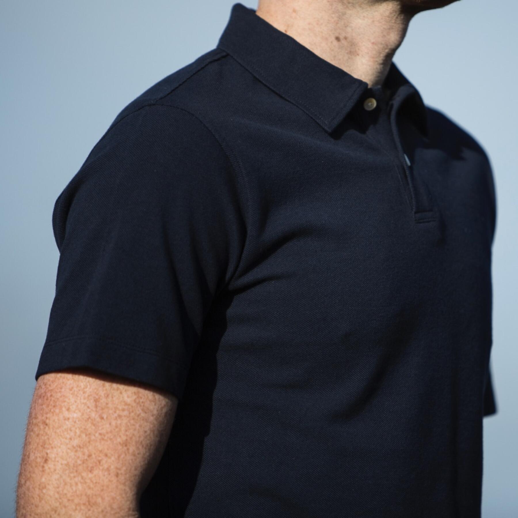 gustin japan pique polo - navy