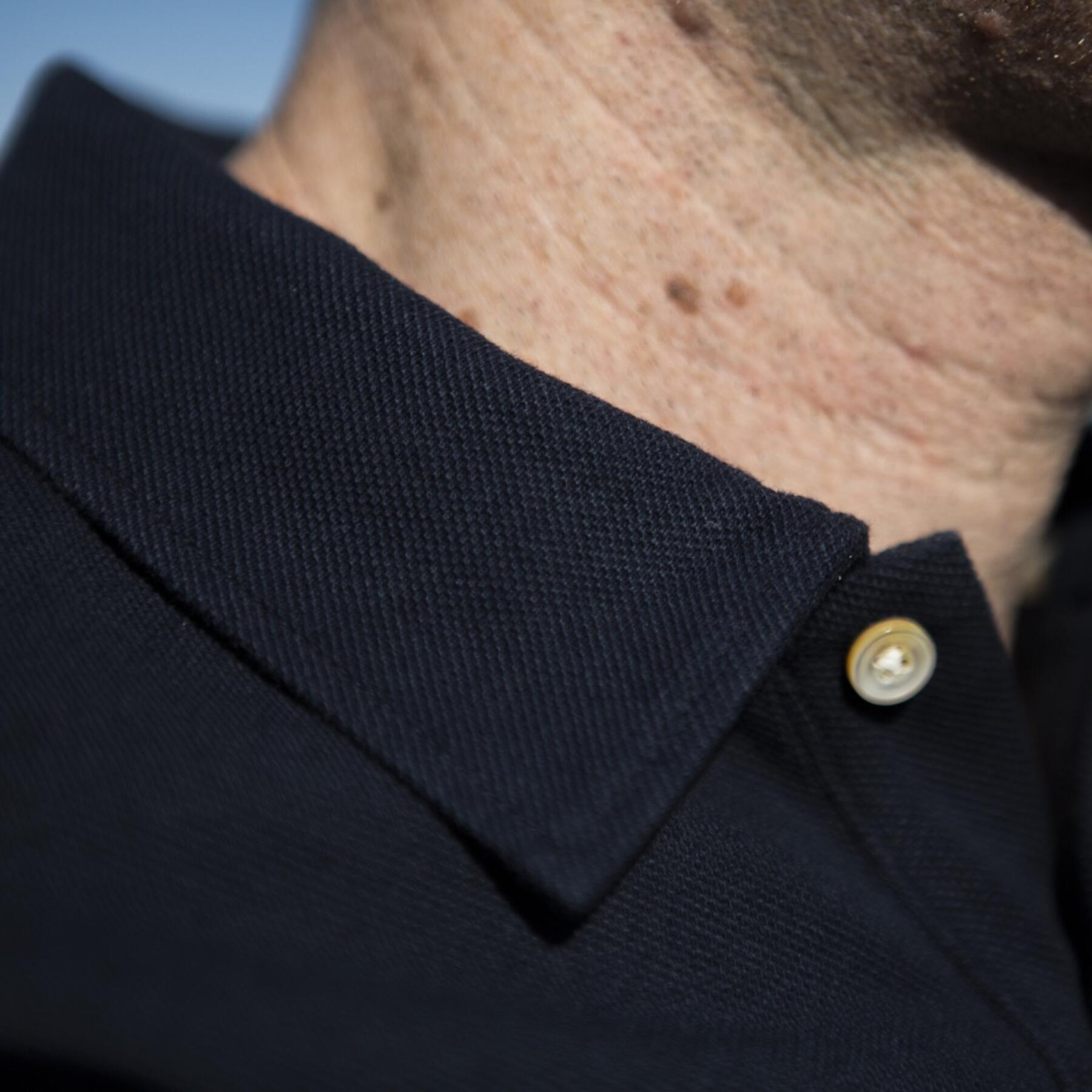 gustin japan pique polo - navy