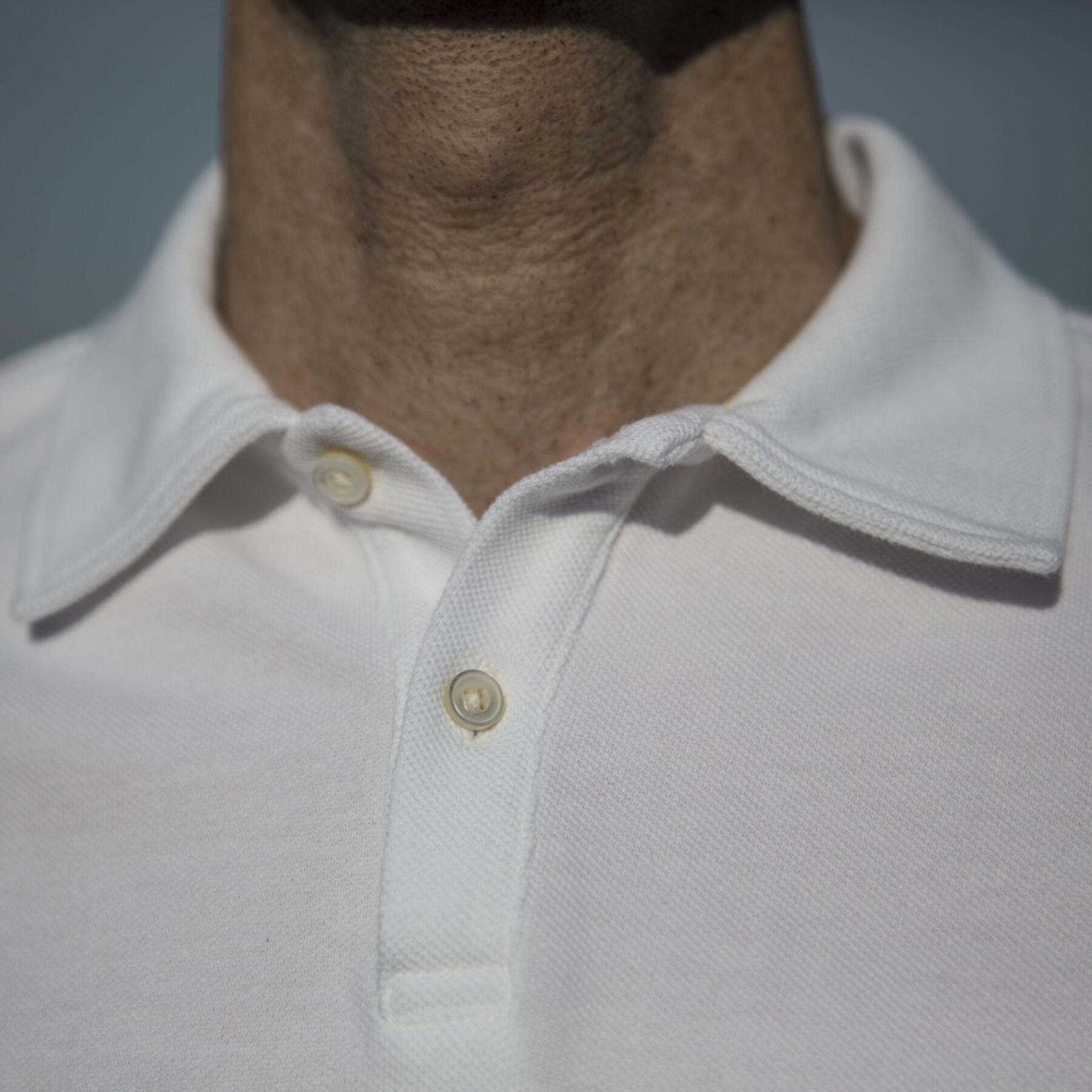 gustin japan pique polo - white