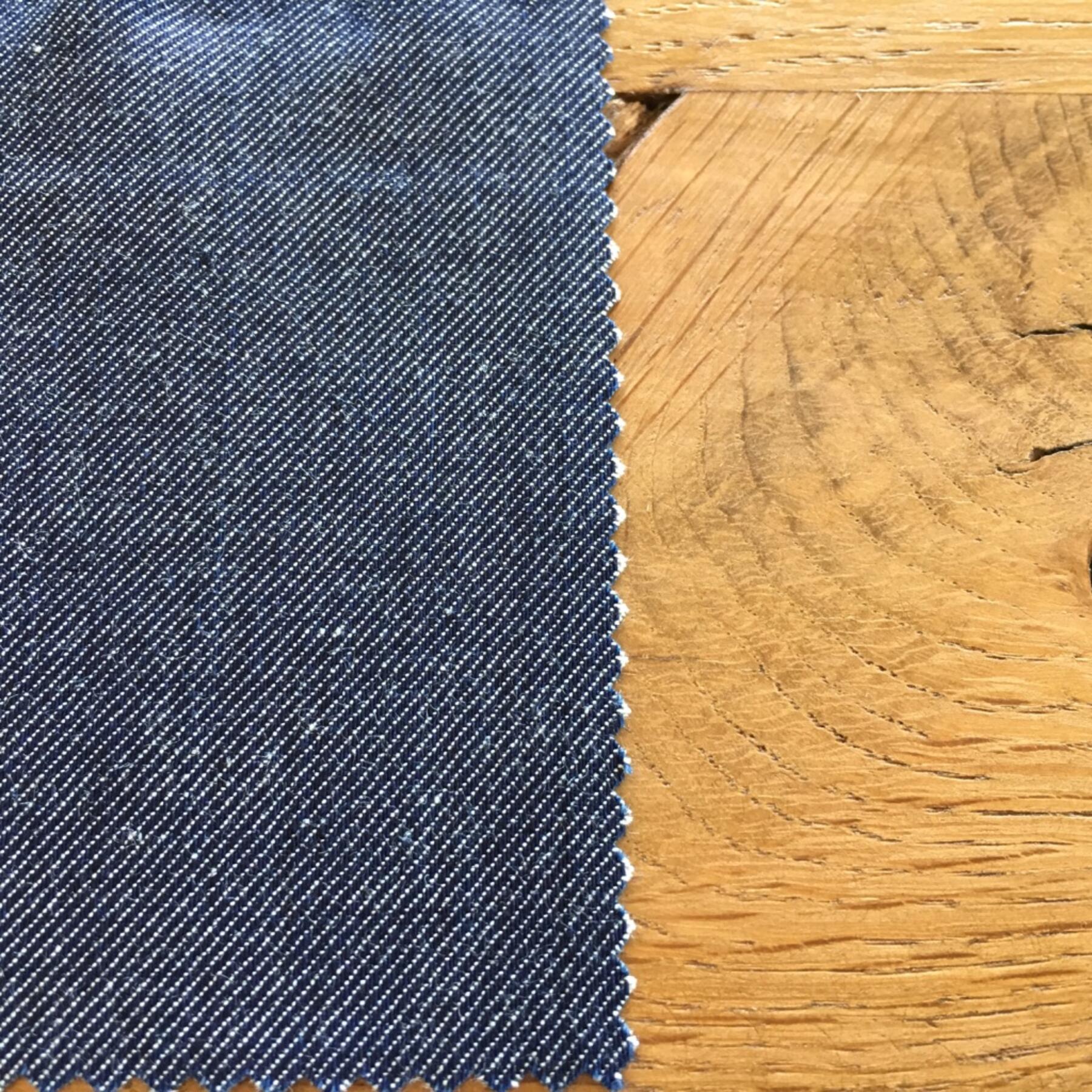 gustin #494 indigo silk twill