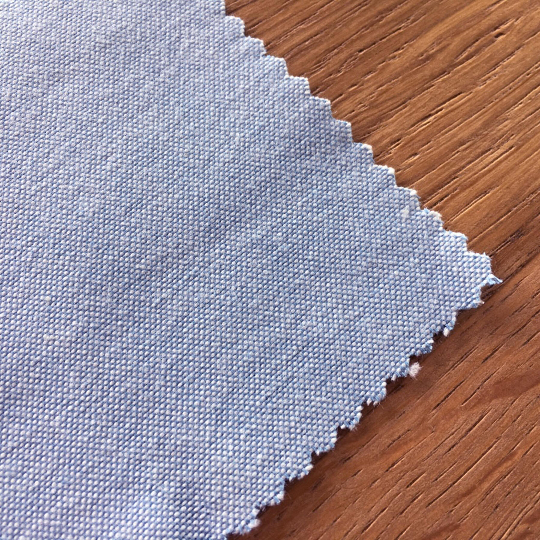 gustin #496 pale indigo dye oxford