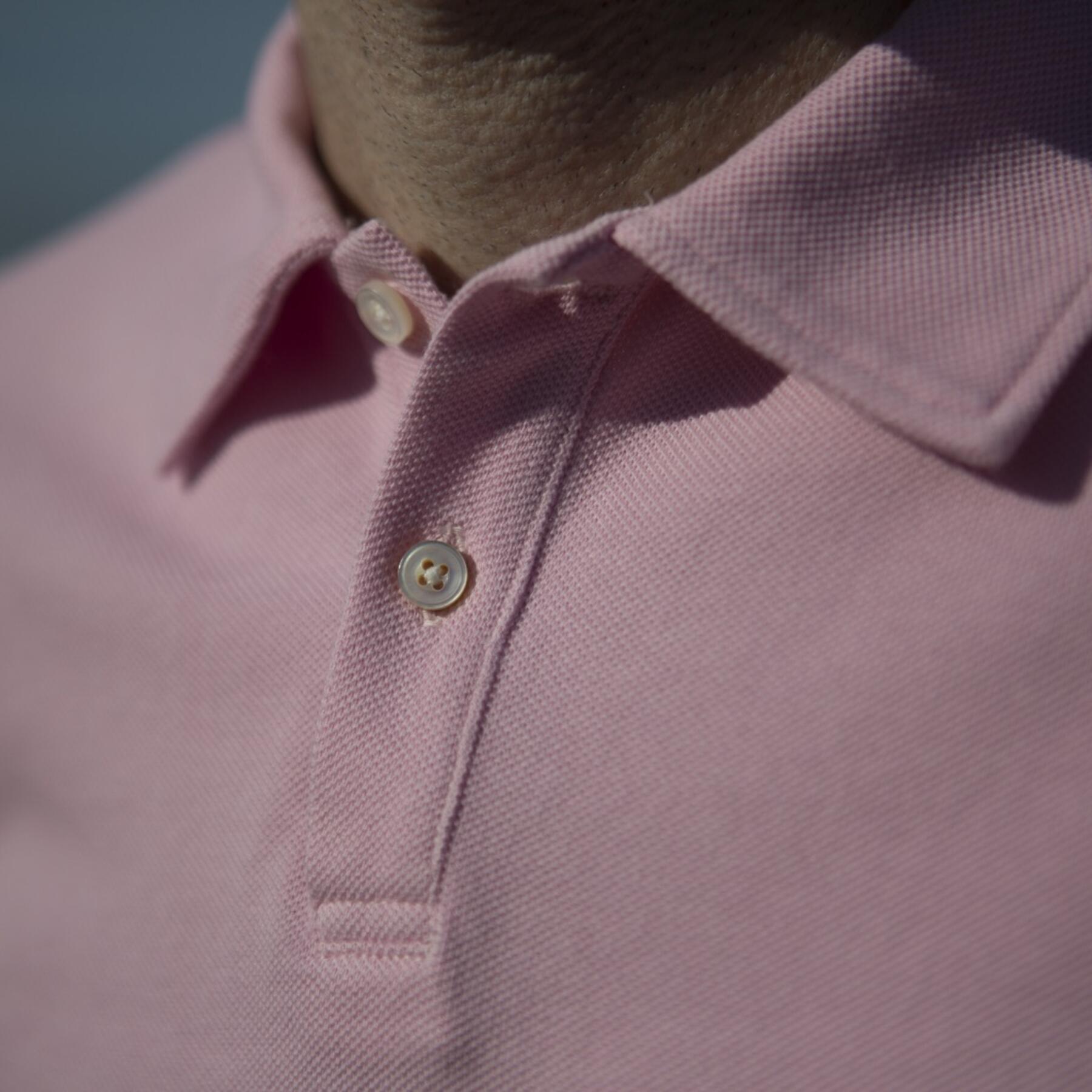 gustin japan pique polo pink