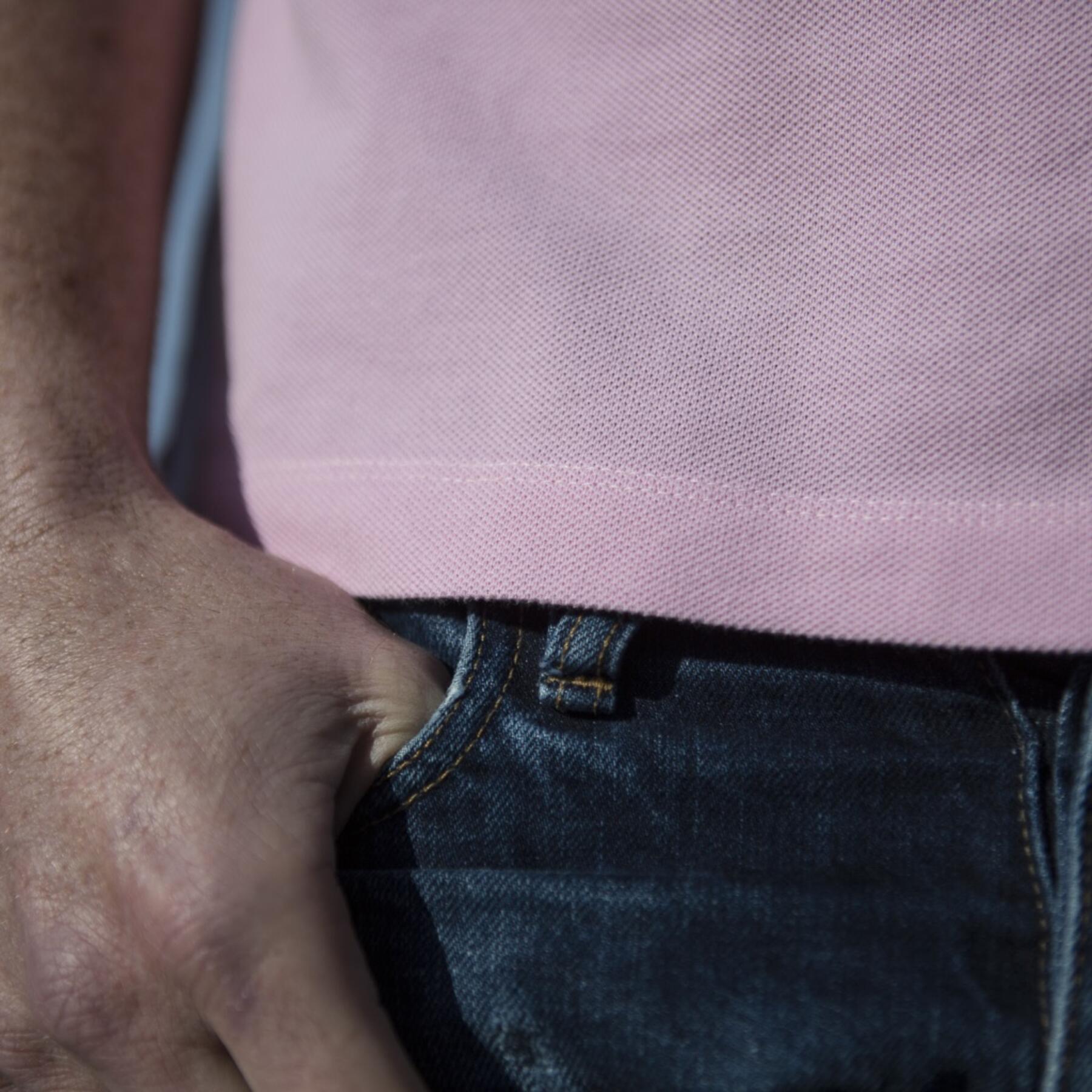 gustin japan pique polo pink