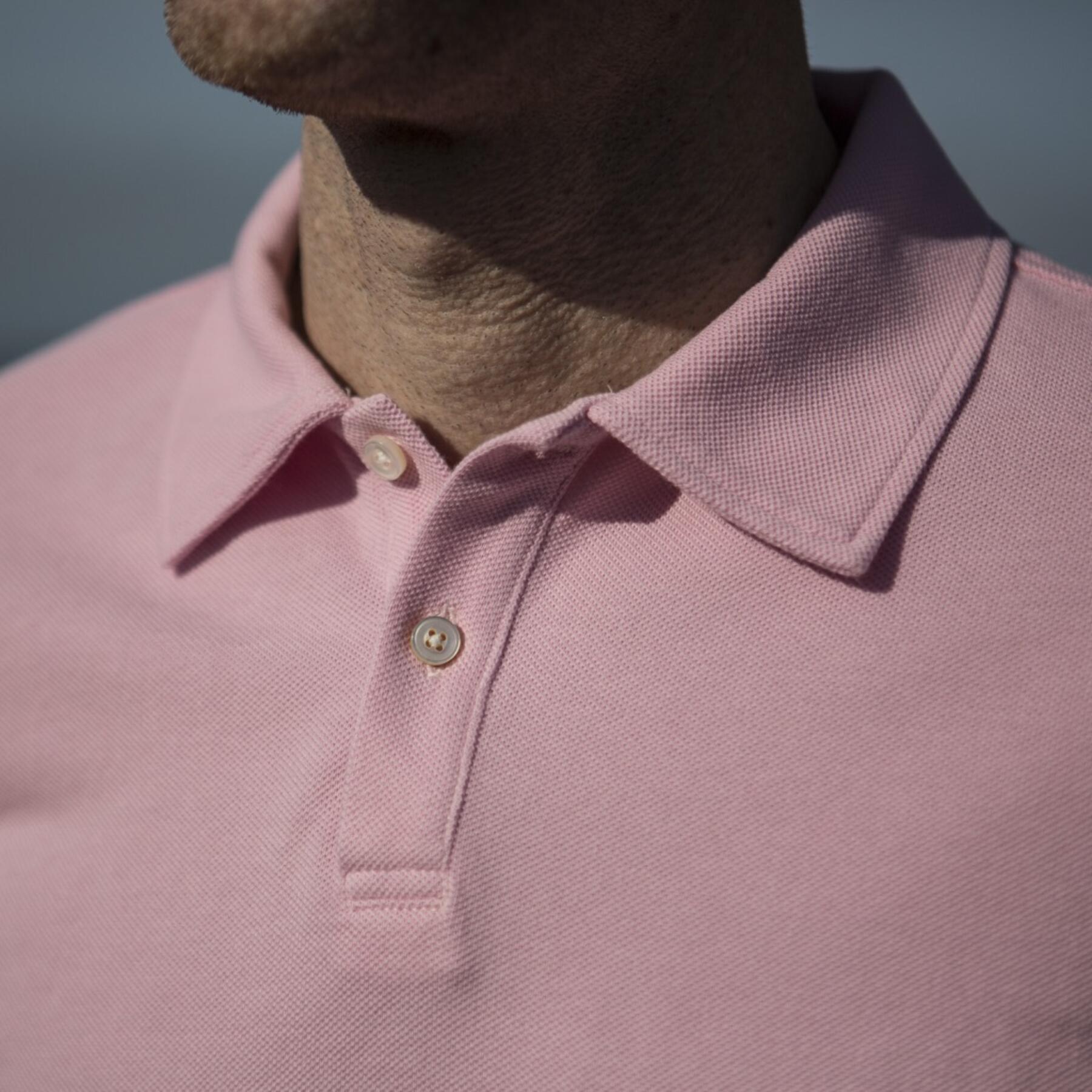 gustin japan pique polo pink