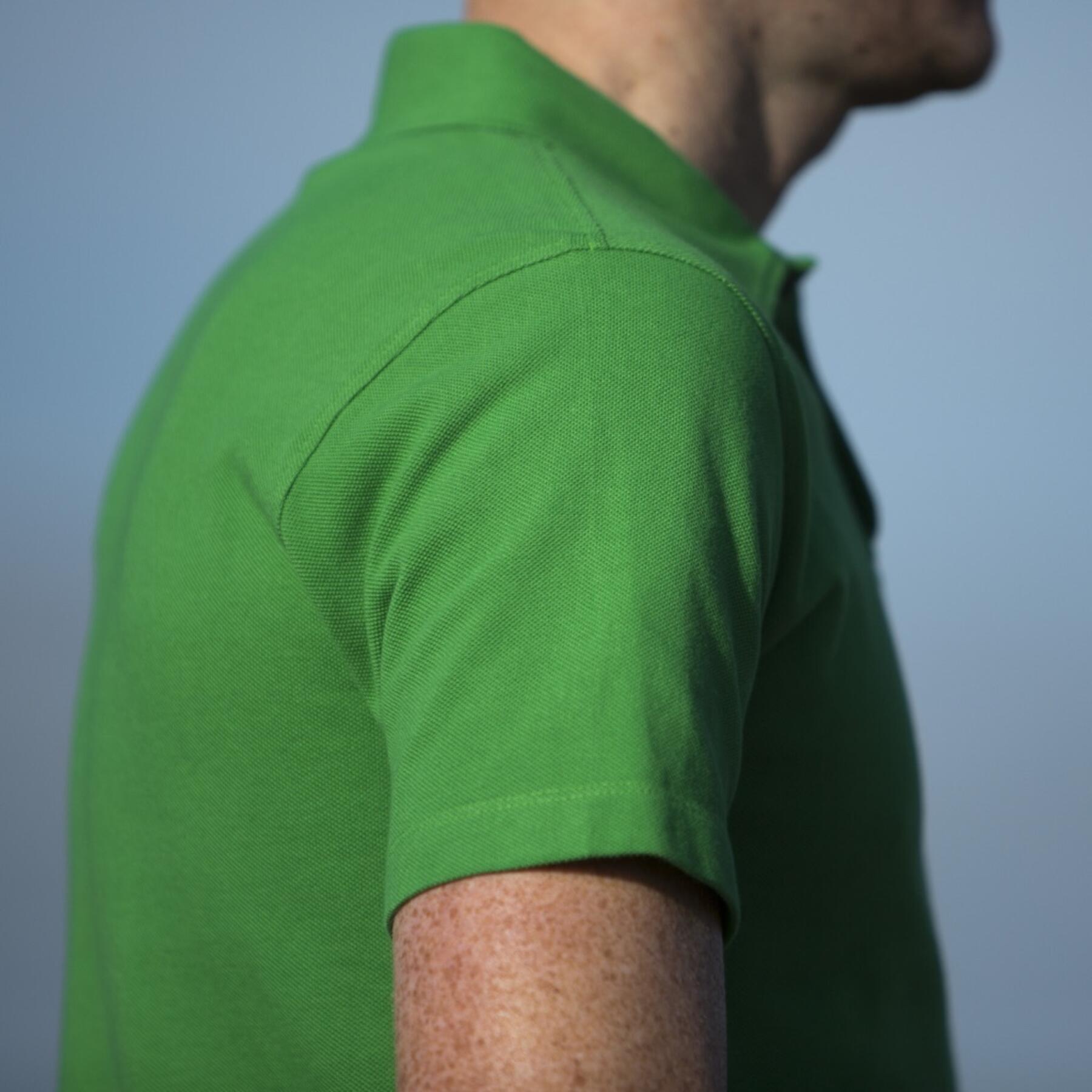 gustin japan pique polo kelly green