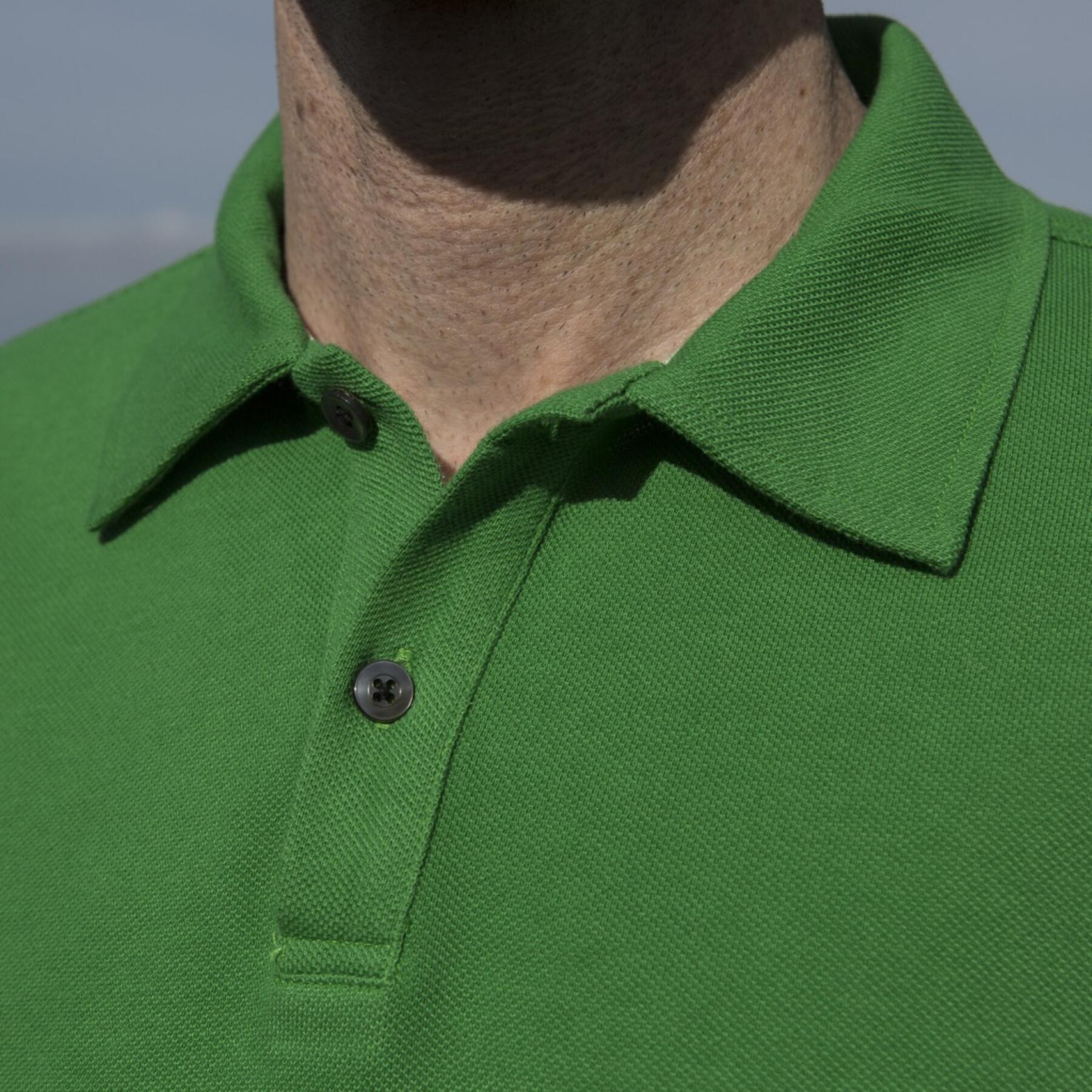 gustin japan pique polo kelly green