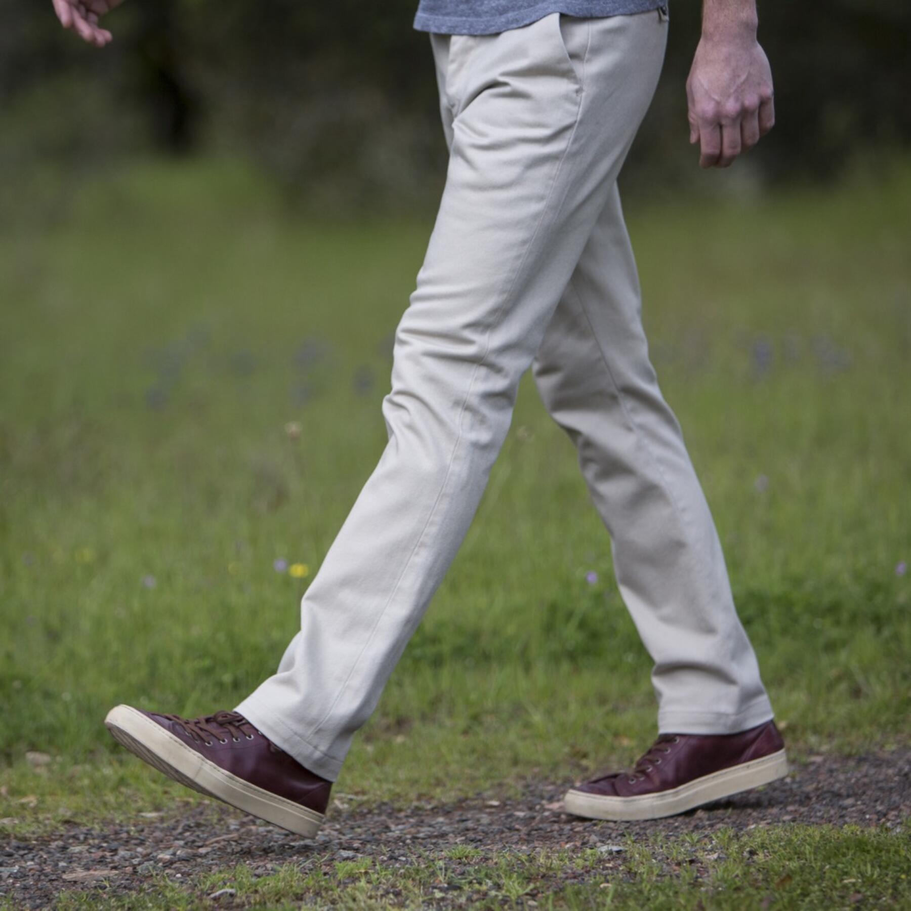 gustin #105 khaki military twill chinos