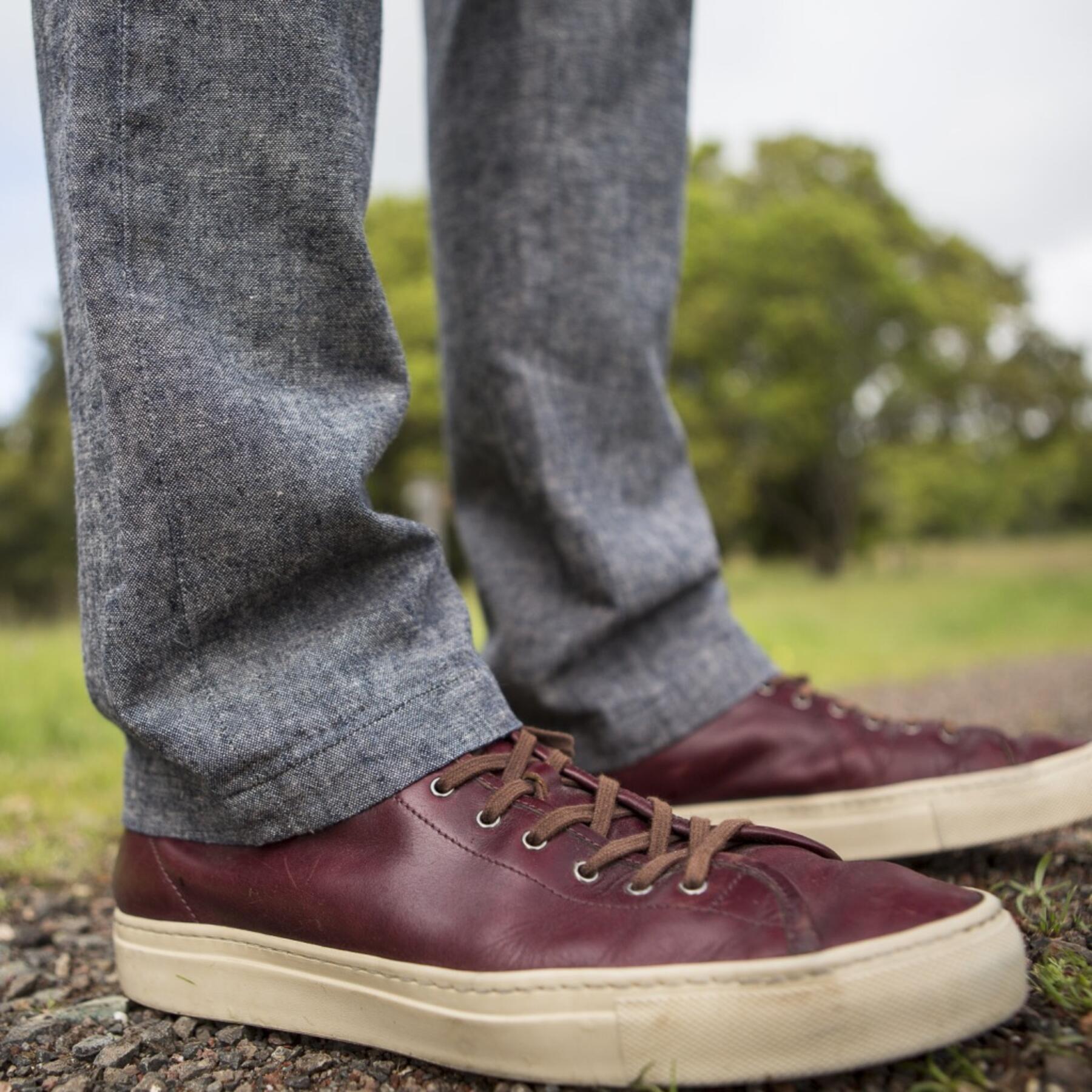 gustin #129 japan linen chambray chino