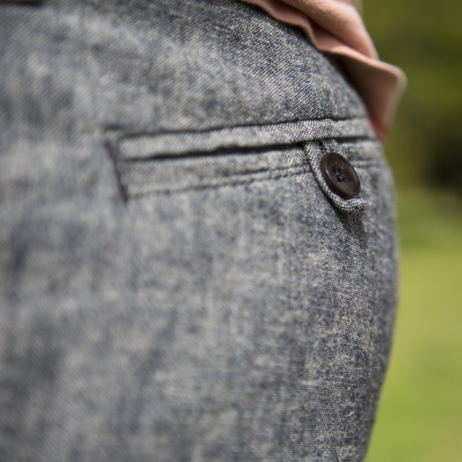 gustin #129 japan linen chambray chino