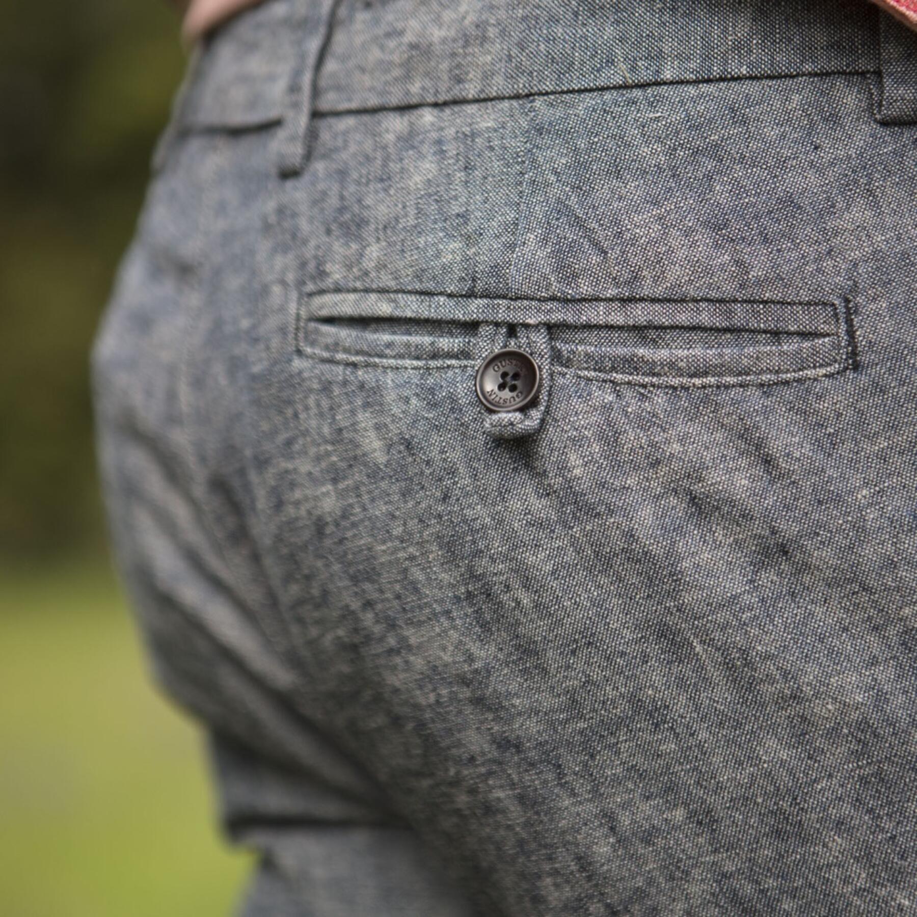 gustin #129 japan linen chambray chino
