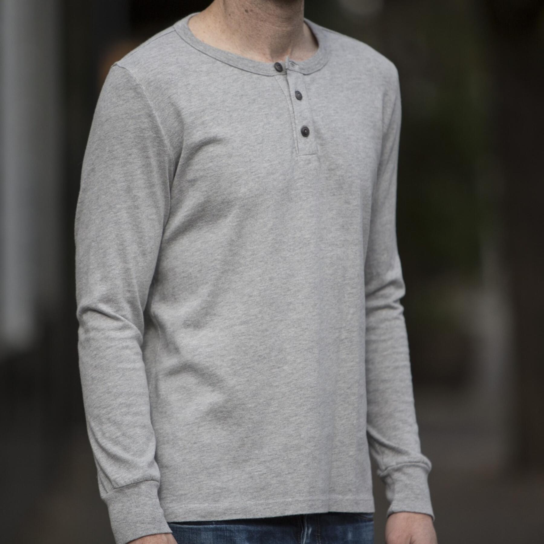 gustin heather grey henley