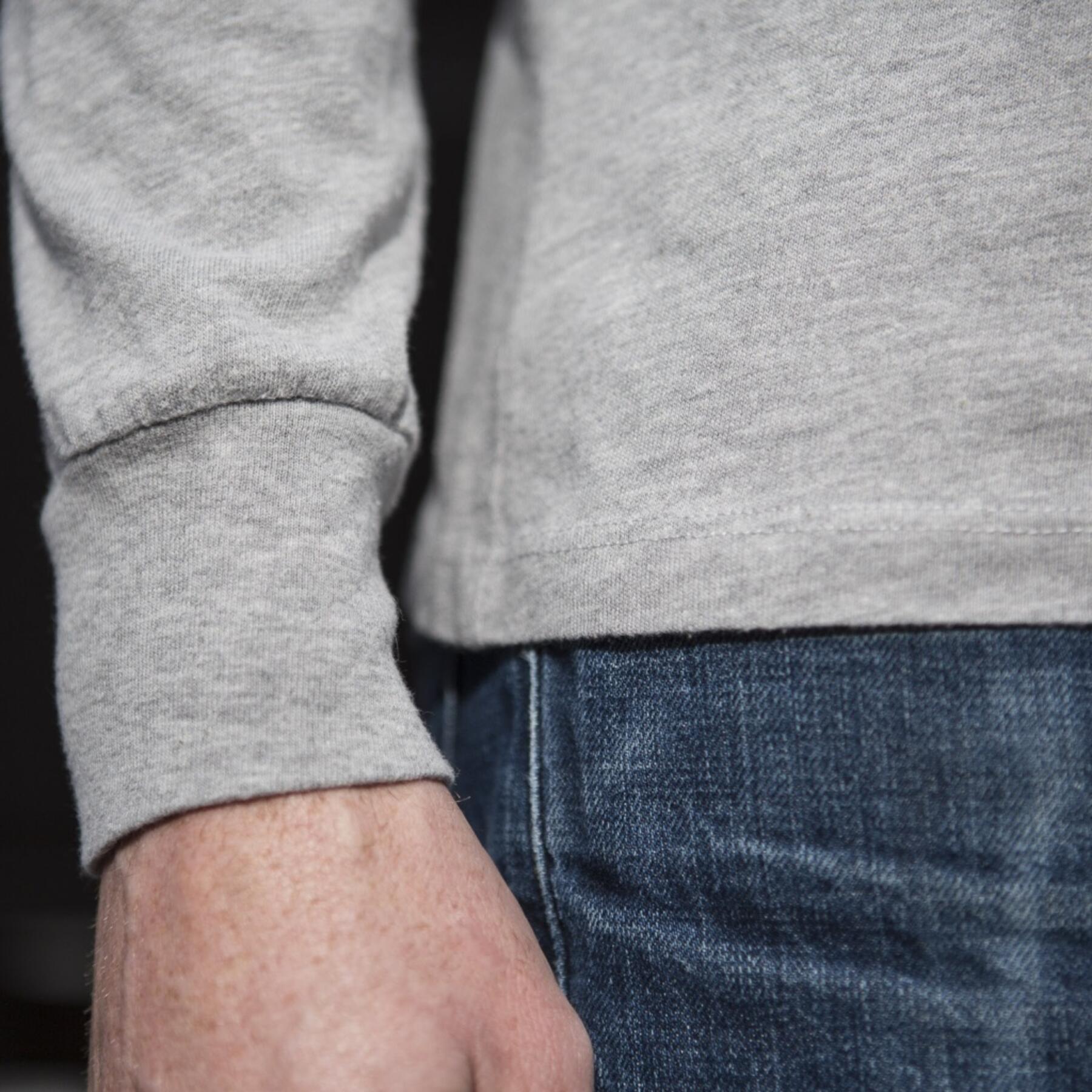gustin heather grey henley