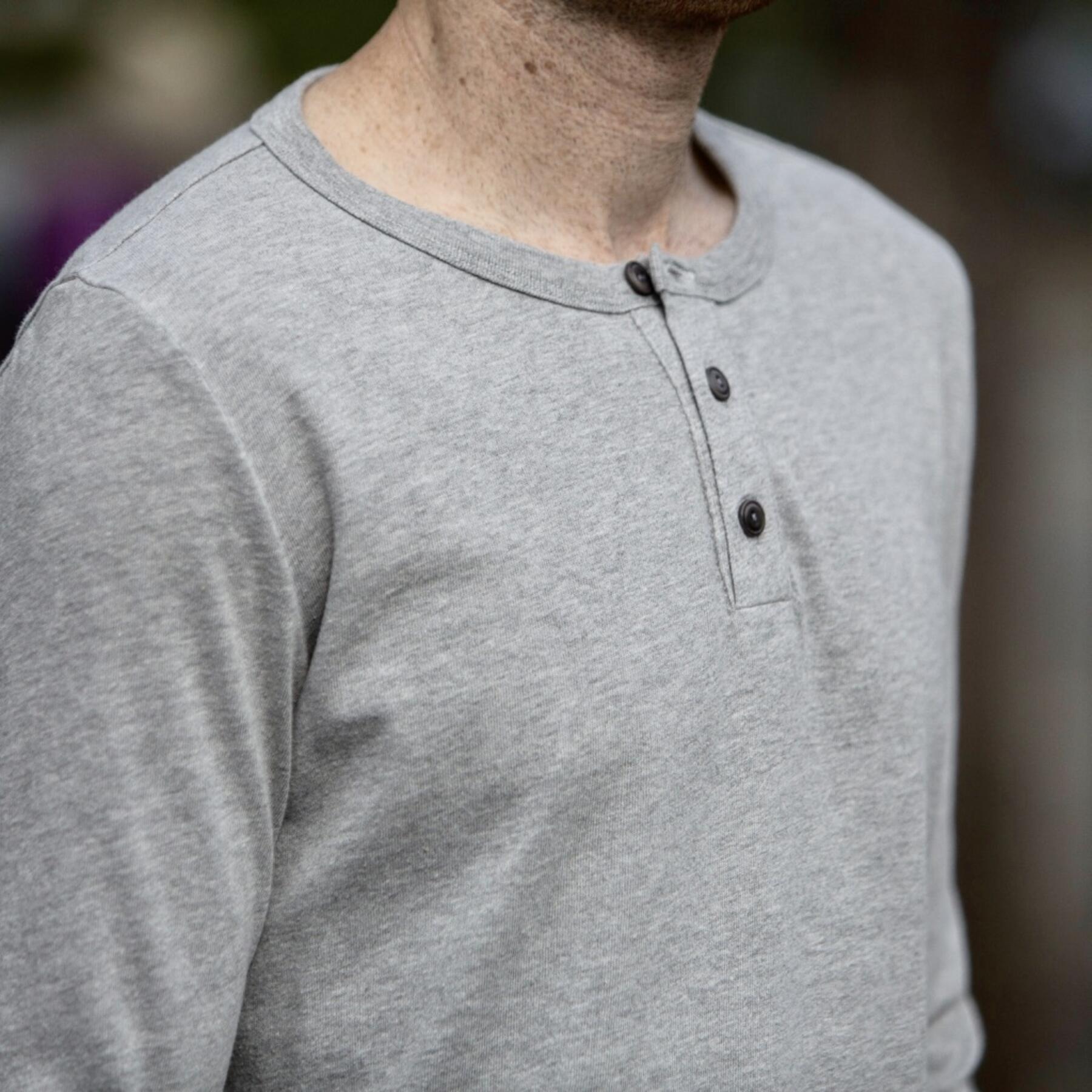 gustin heather grey henley