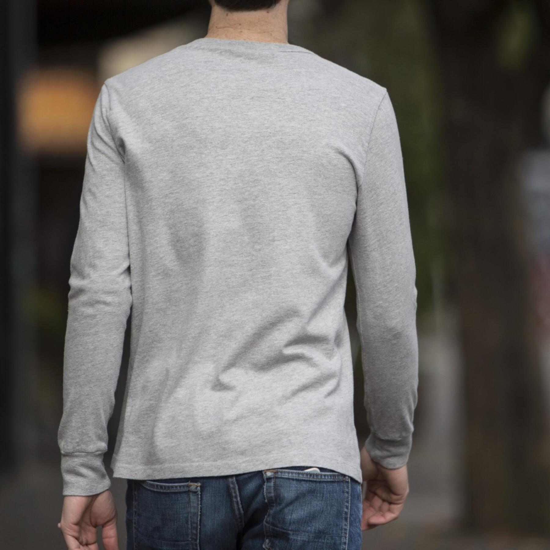gustin heather grey henley