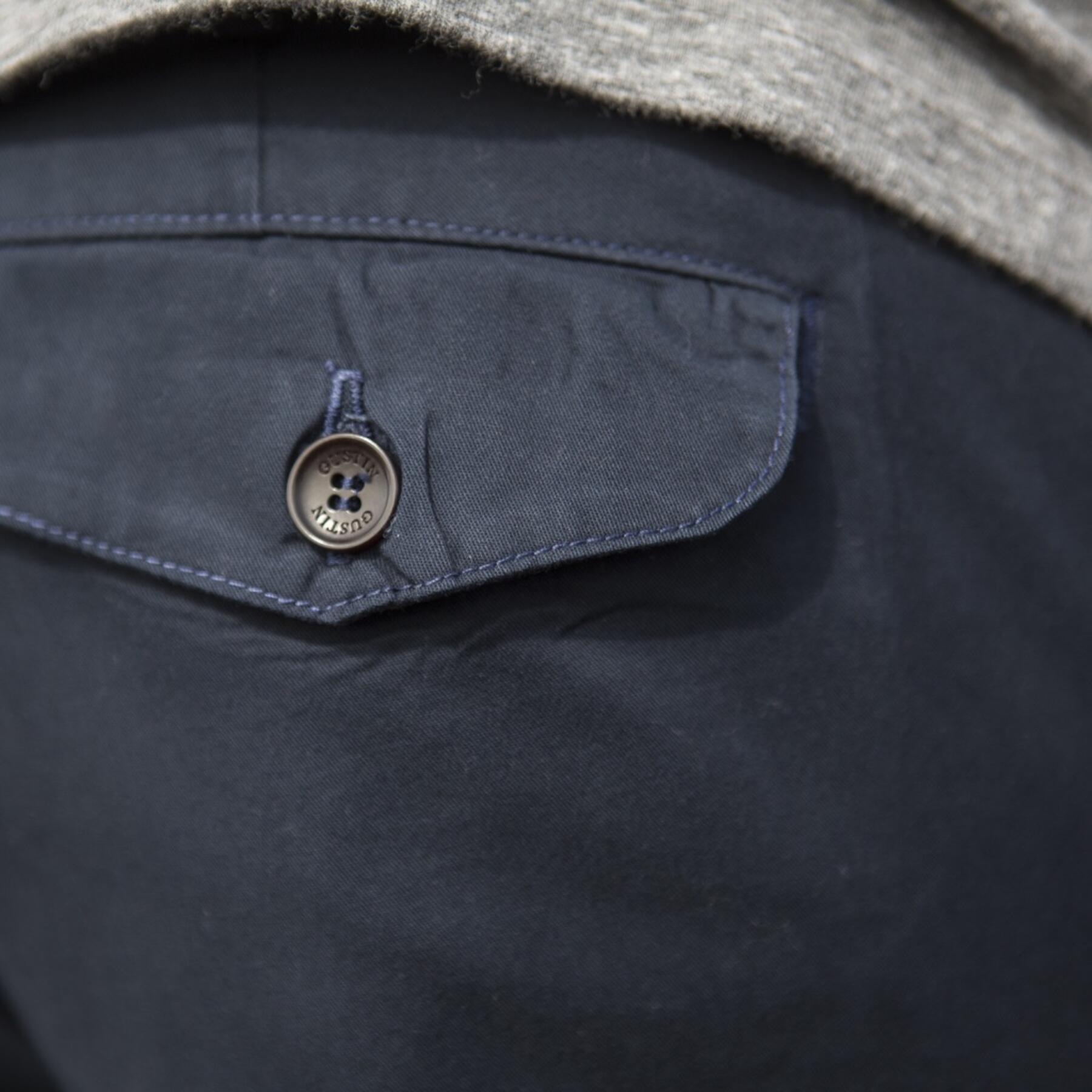 gustin #6 featherweight chino short - navy