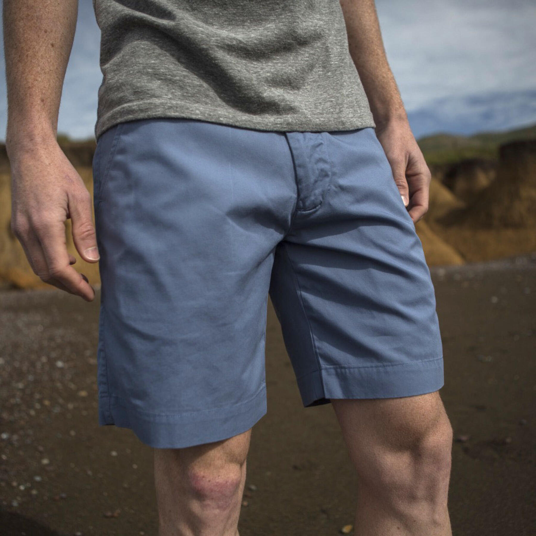 gustin #11 powder blue chino short