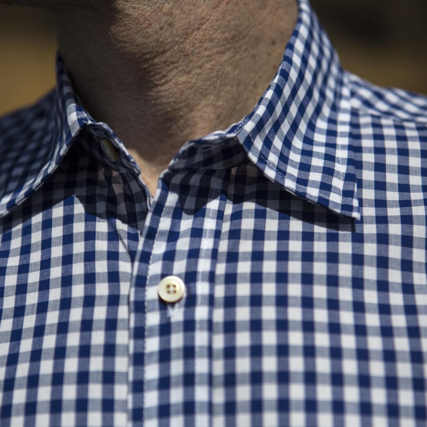 gustin #66 short sleeve royal gingham