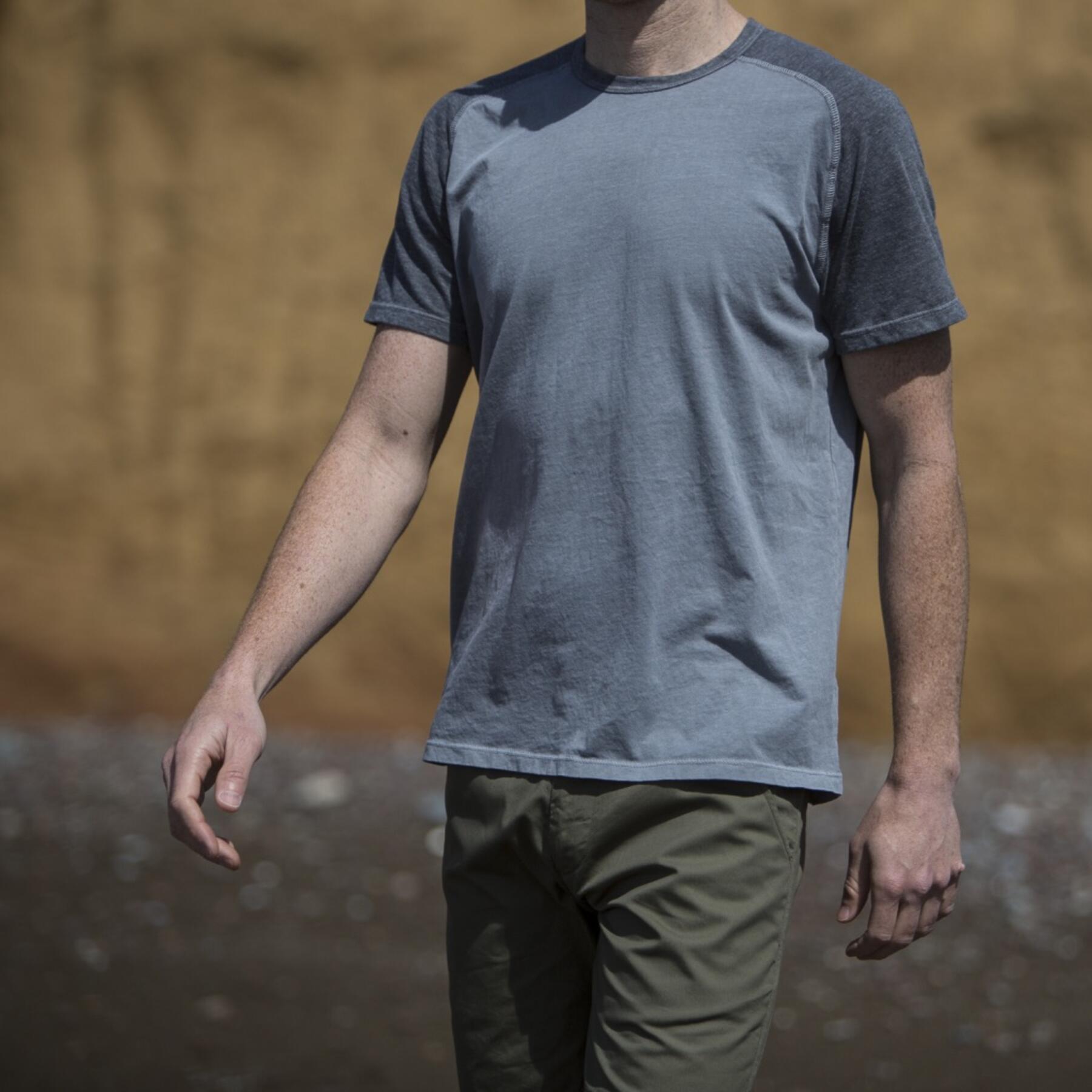 gustin silver raglan t-shirt