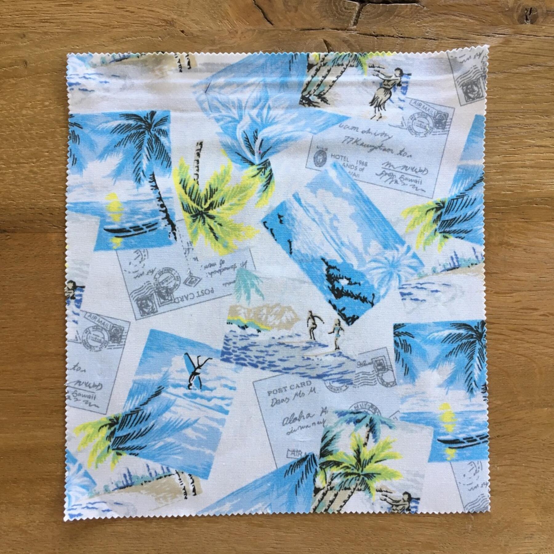 gustin #508 short sleeve white hawaiian postcard