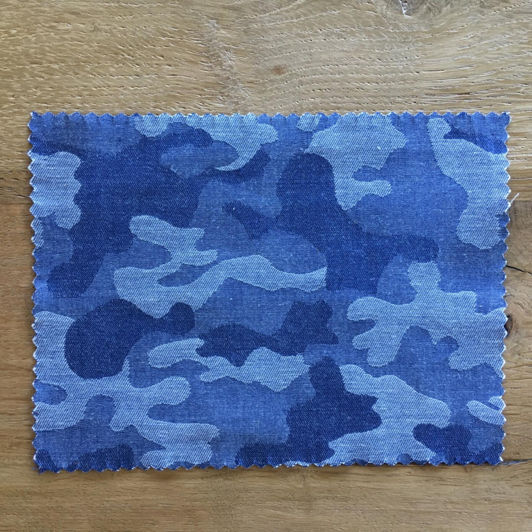 gustin #517 indigo camo jacquard