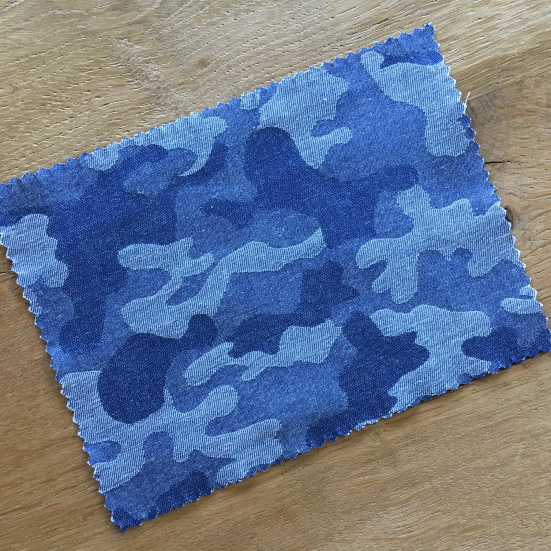gustin #517 indigo camo jacquard