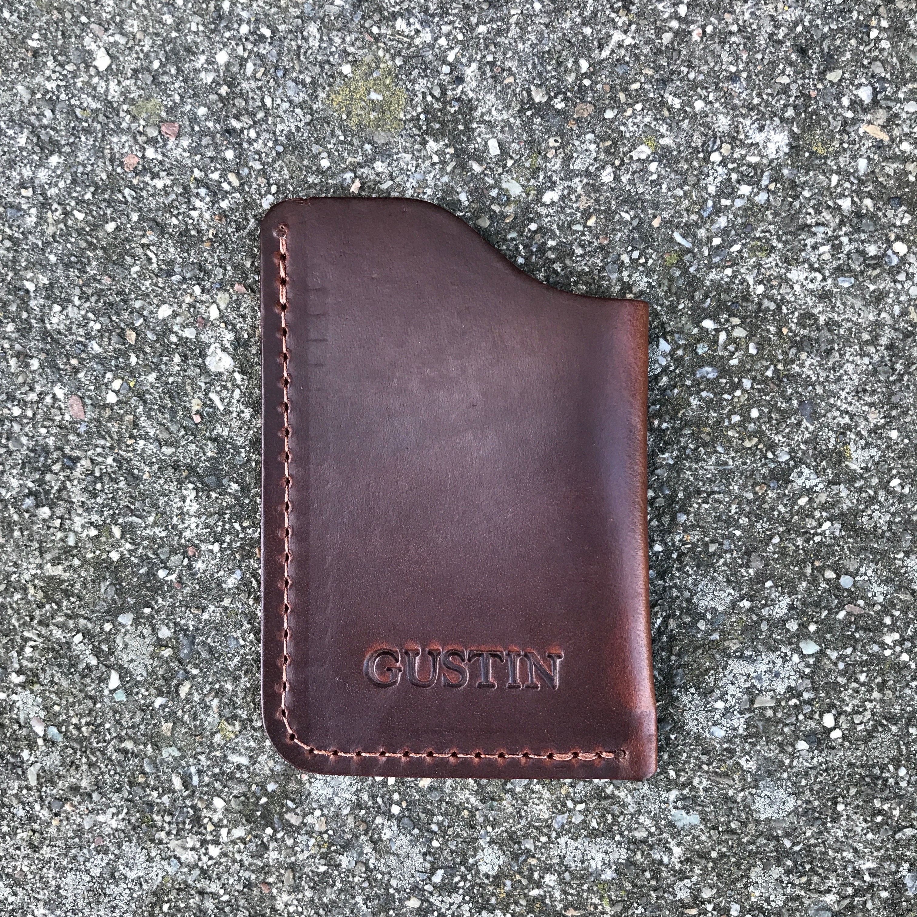 Corner Wallet - Horween Brown Chromexcel | Gustin | Wallets