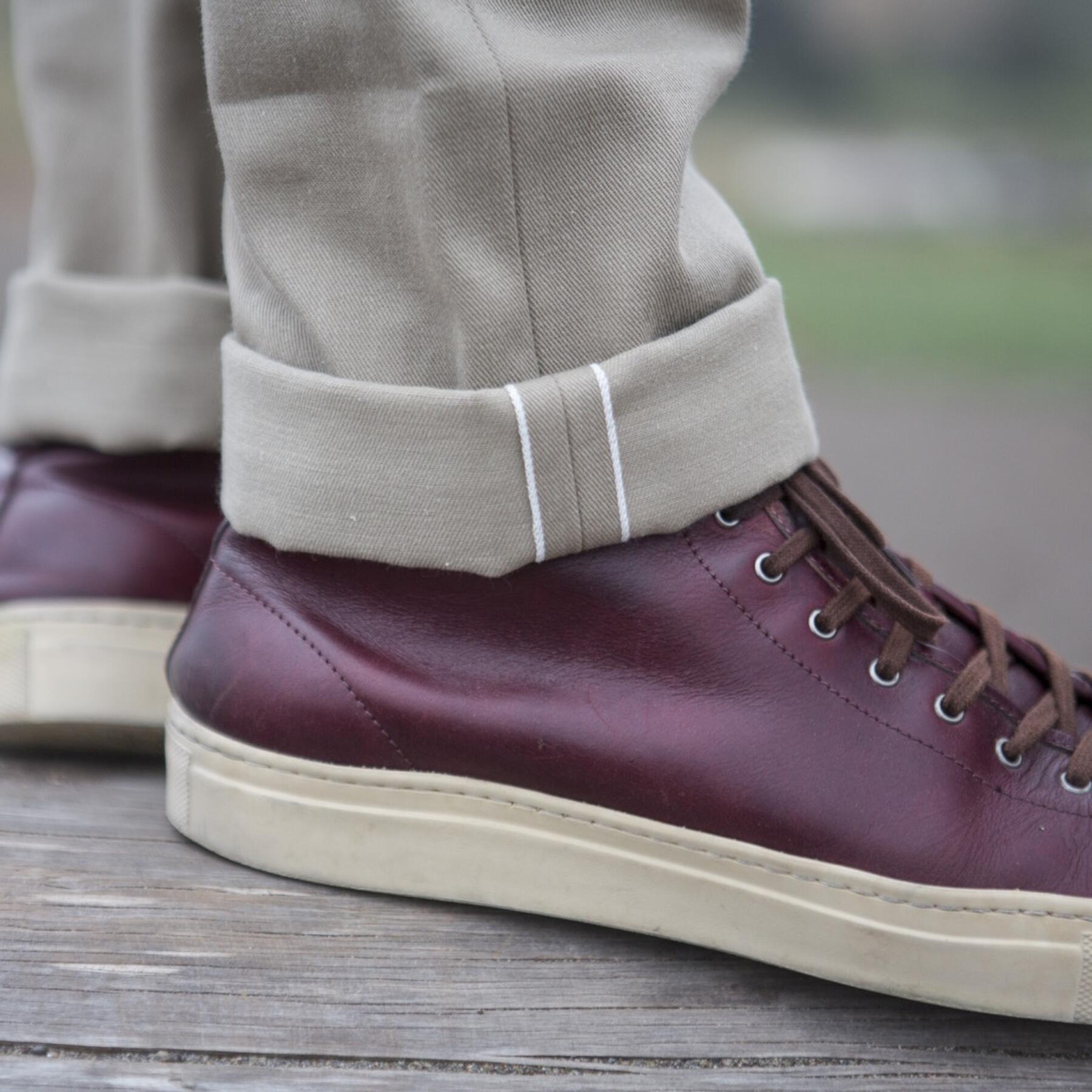 gustin #223 khaki selvedge twill
