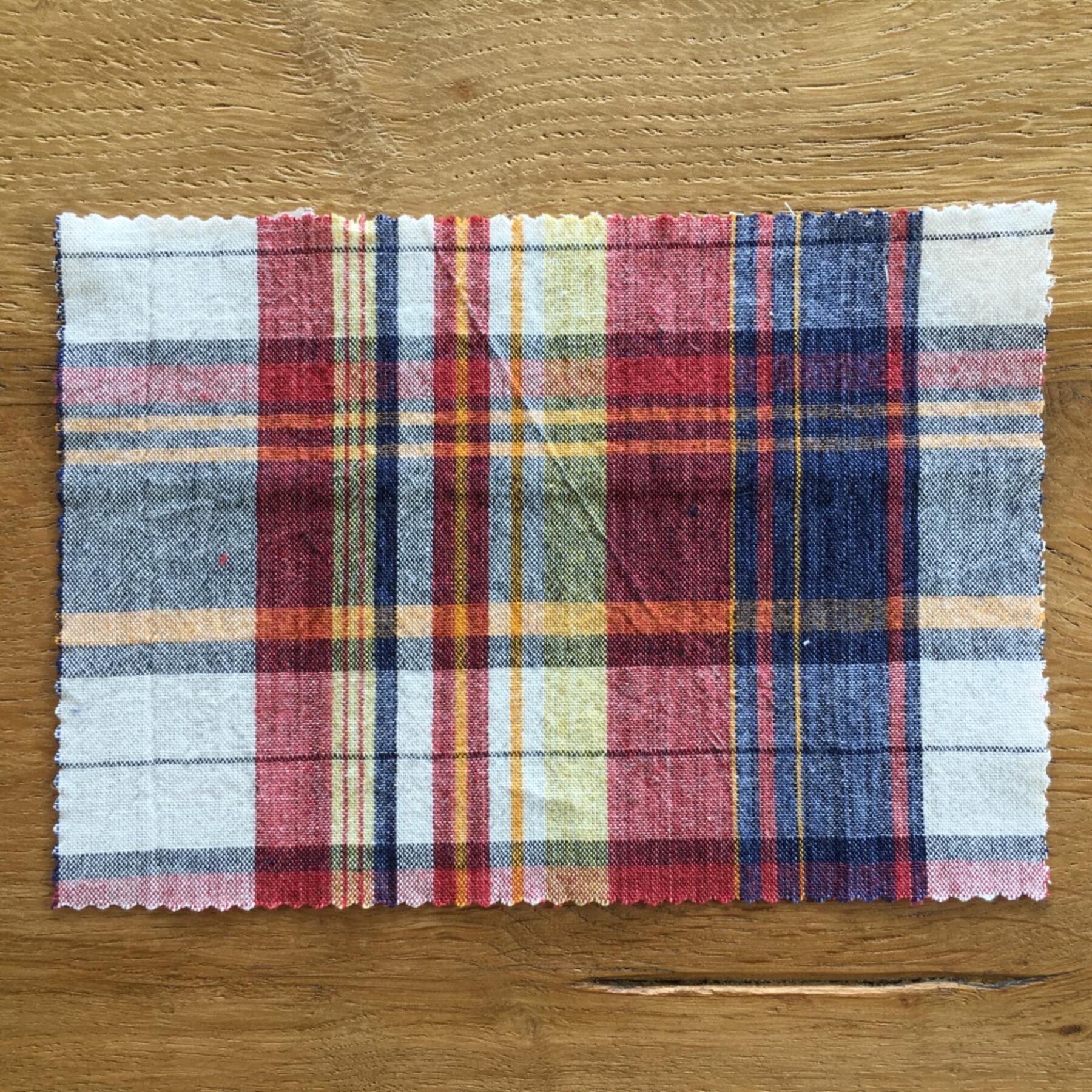 gustin #519 vintage linen plaid