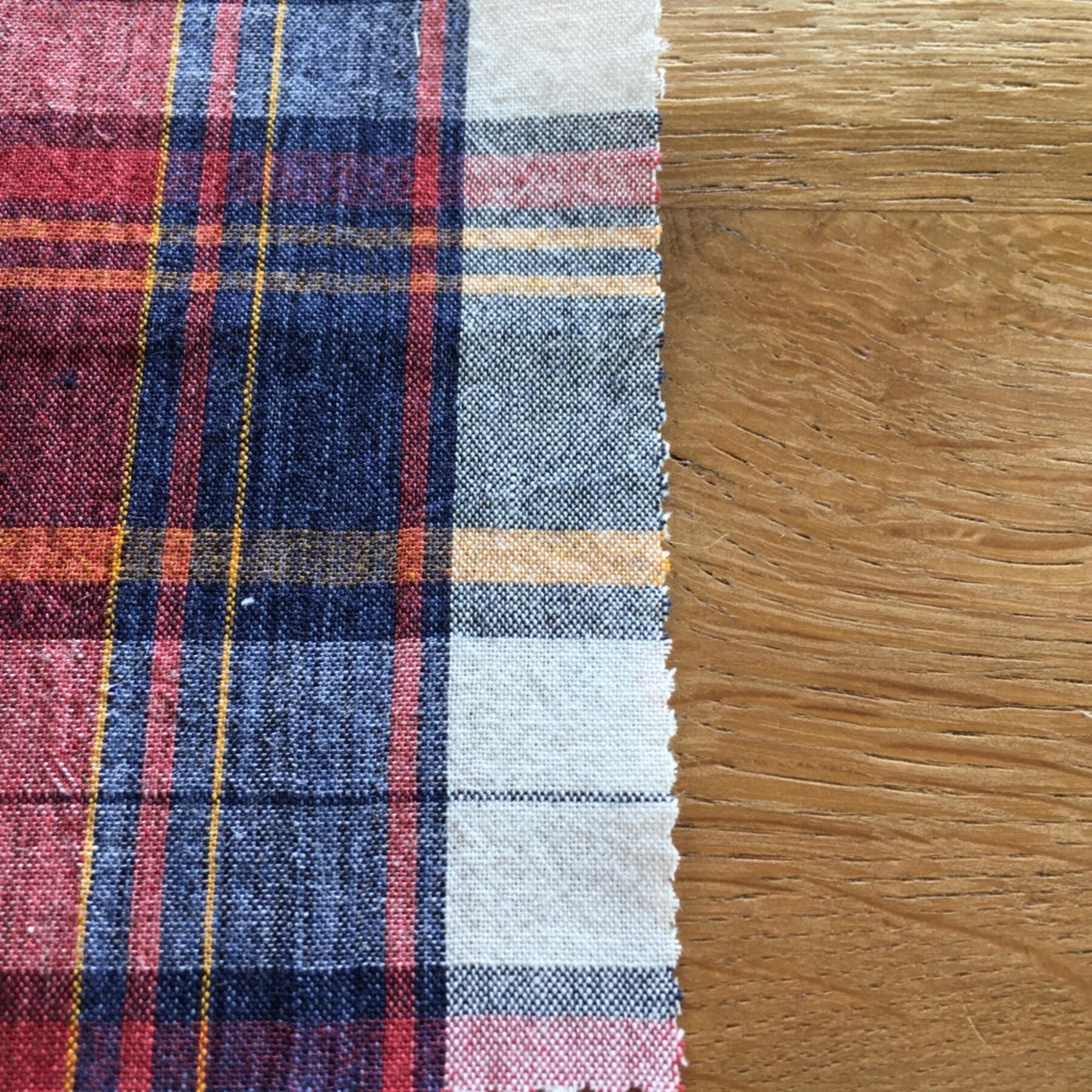 gustin #519 vintage linen plaid