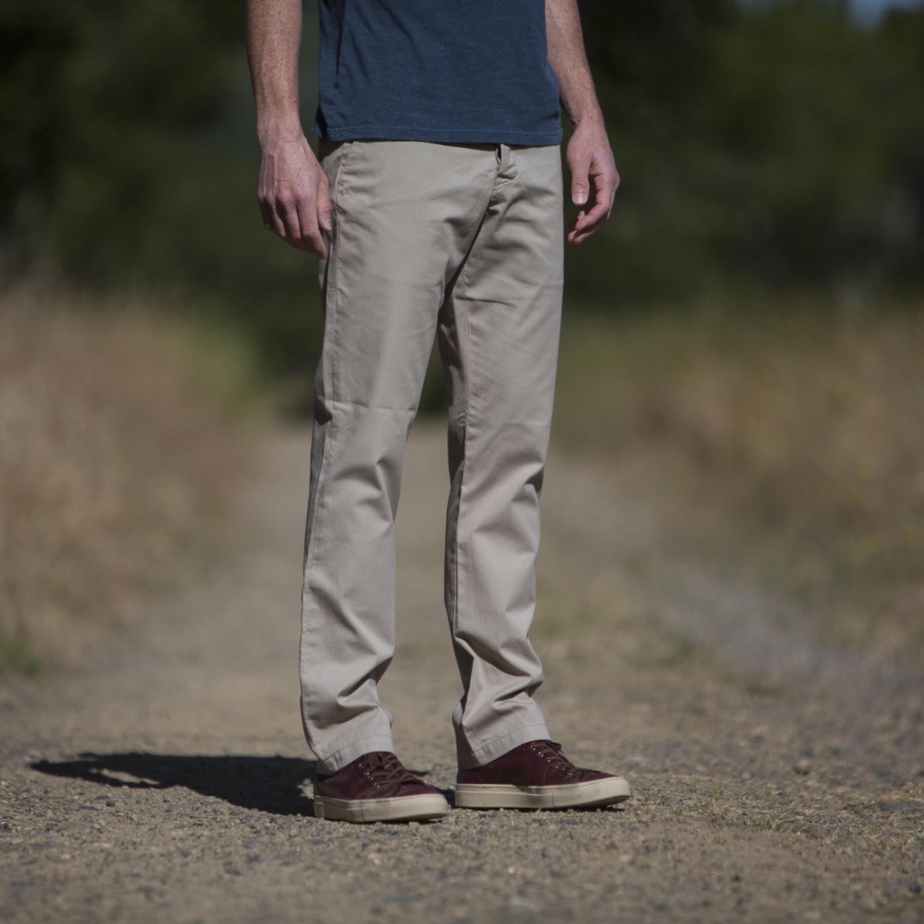 gustin #133 khaki superlight chino