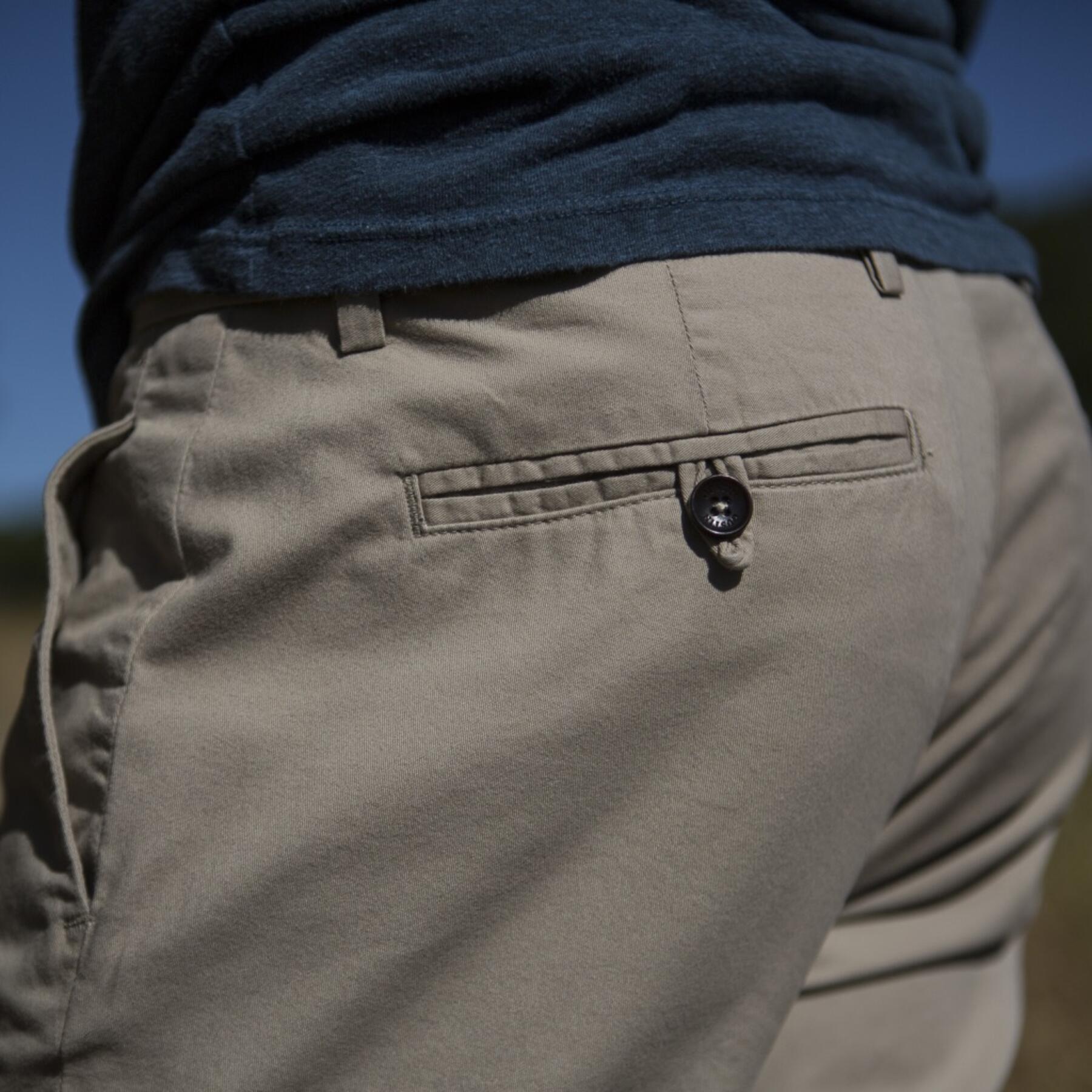 gustin #133 khaki superlight chino