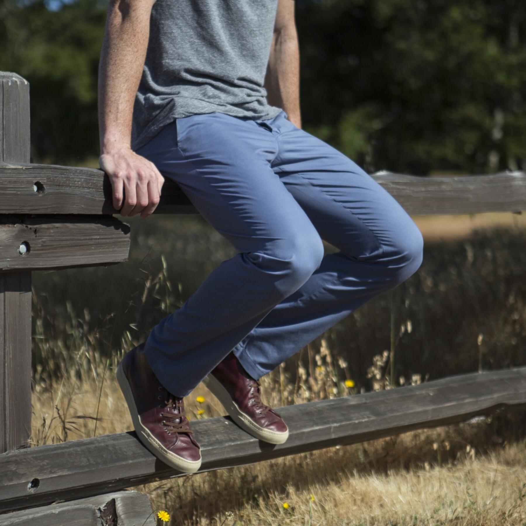 gustin #135 powder blue superlight chino