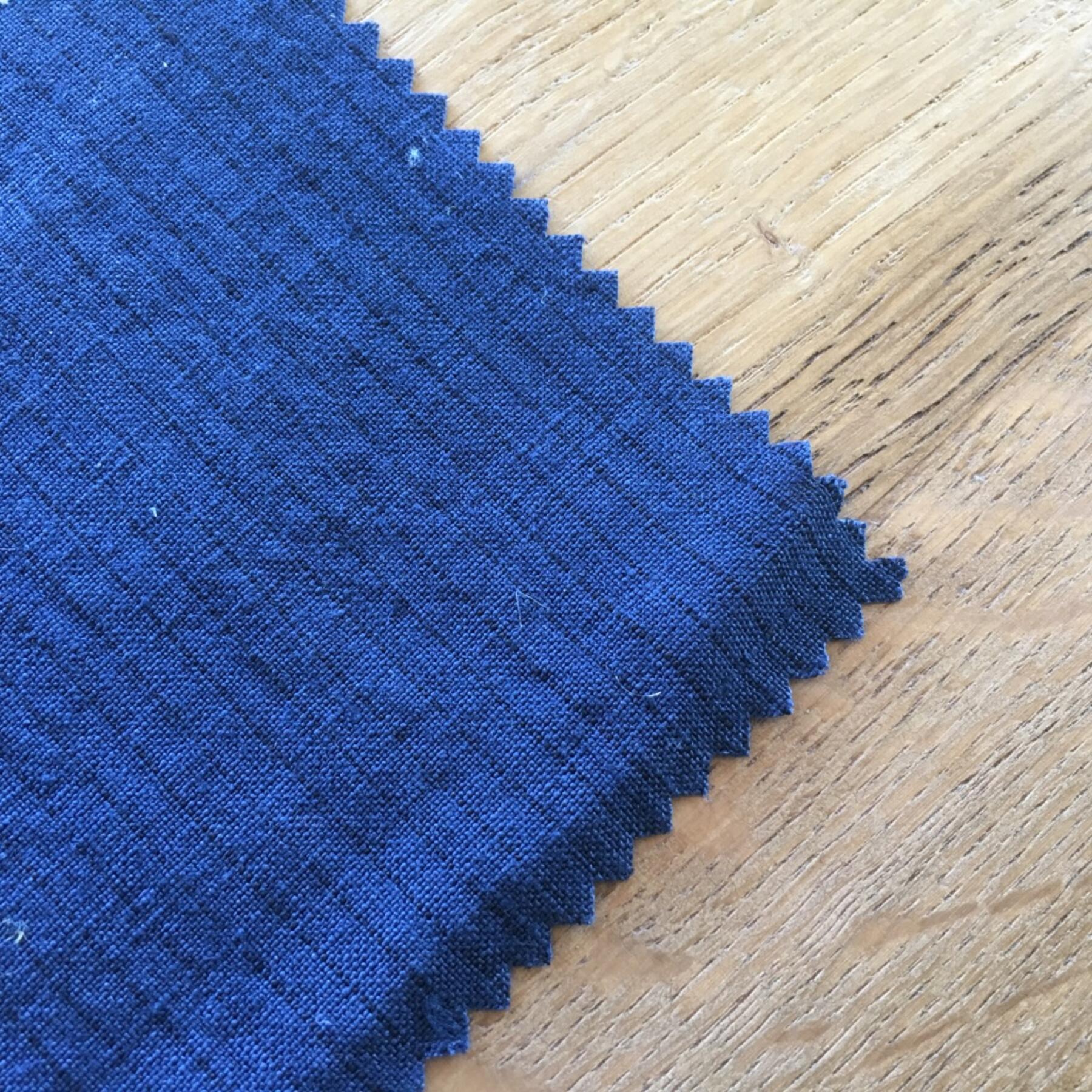 gustin #521 blue linen stripe