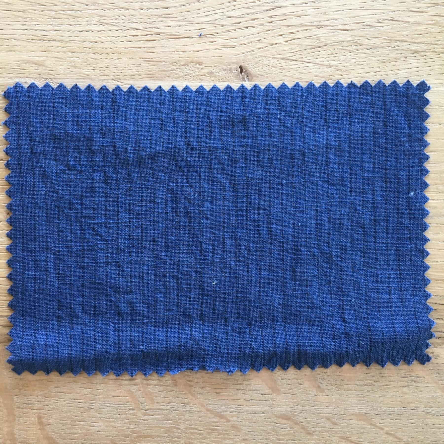 gustin #521 blue linen stripe