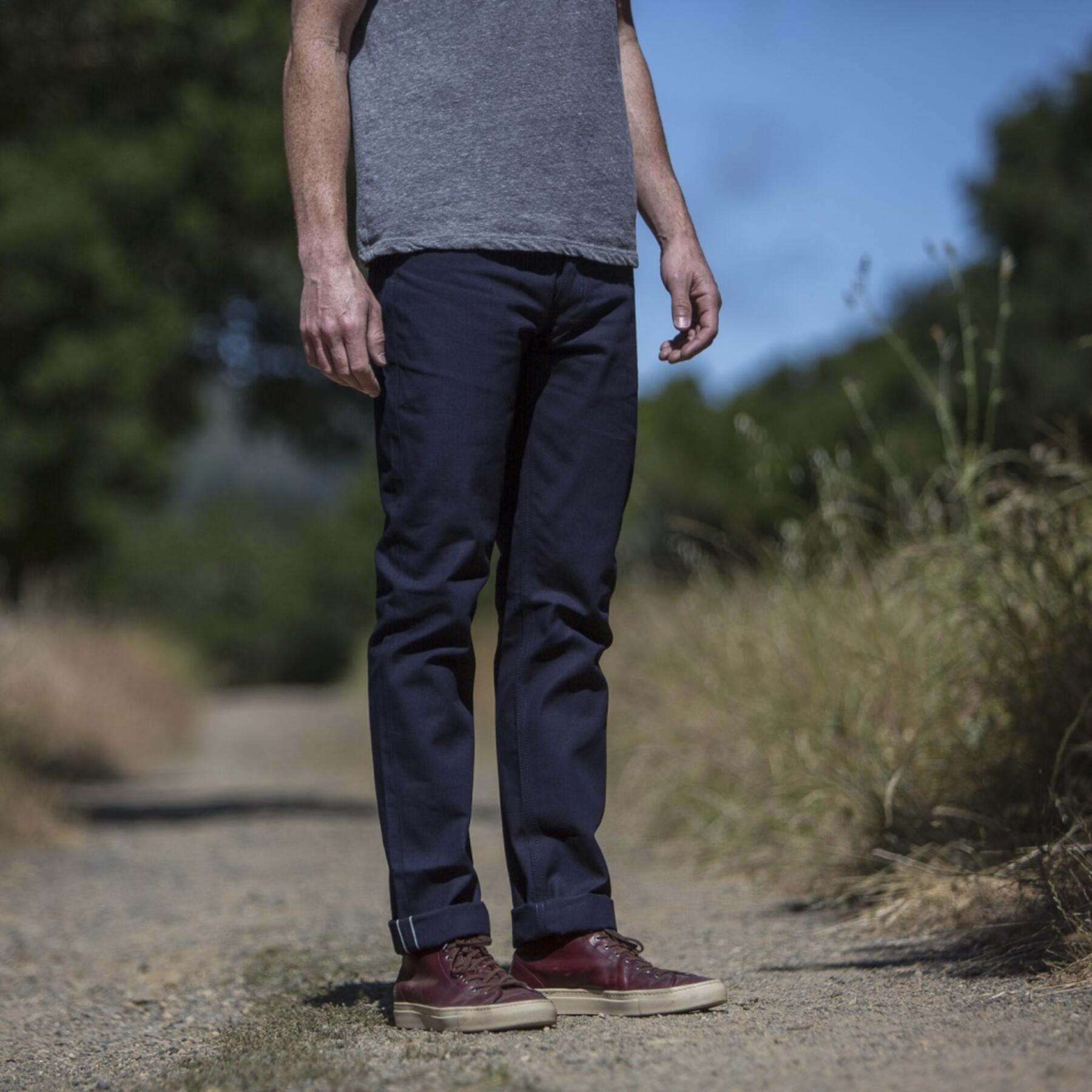 gustin #339 japan indigo selvedge canvas