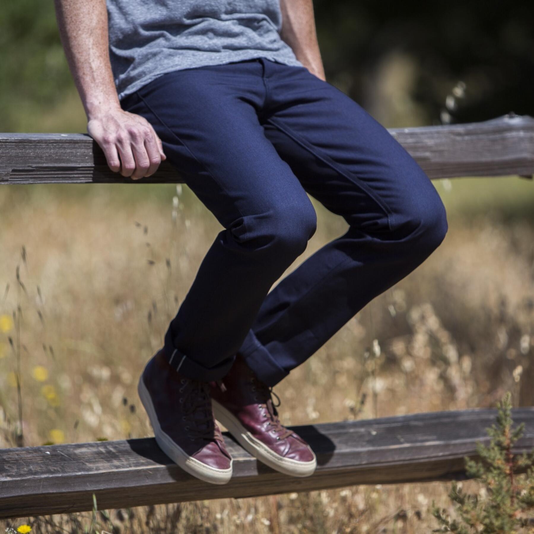 gustin #339 japan indigo selvedge canvas
