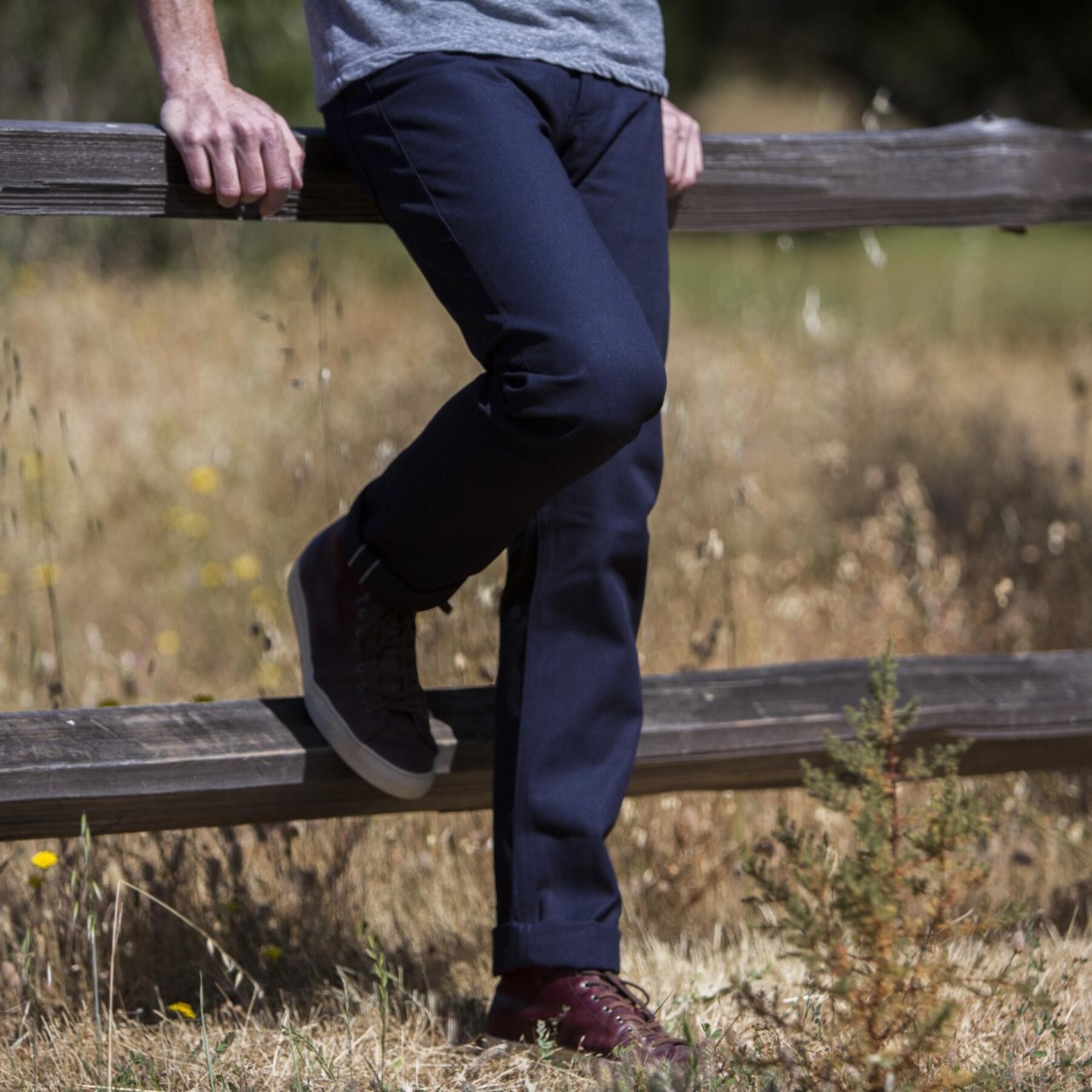 gustin #339 japan indigo selvedge canvas