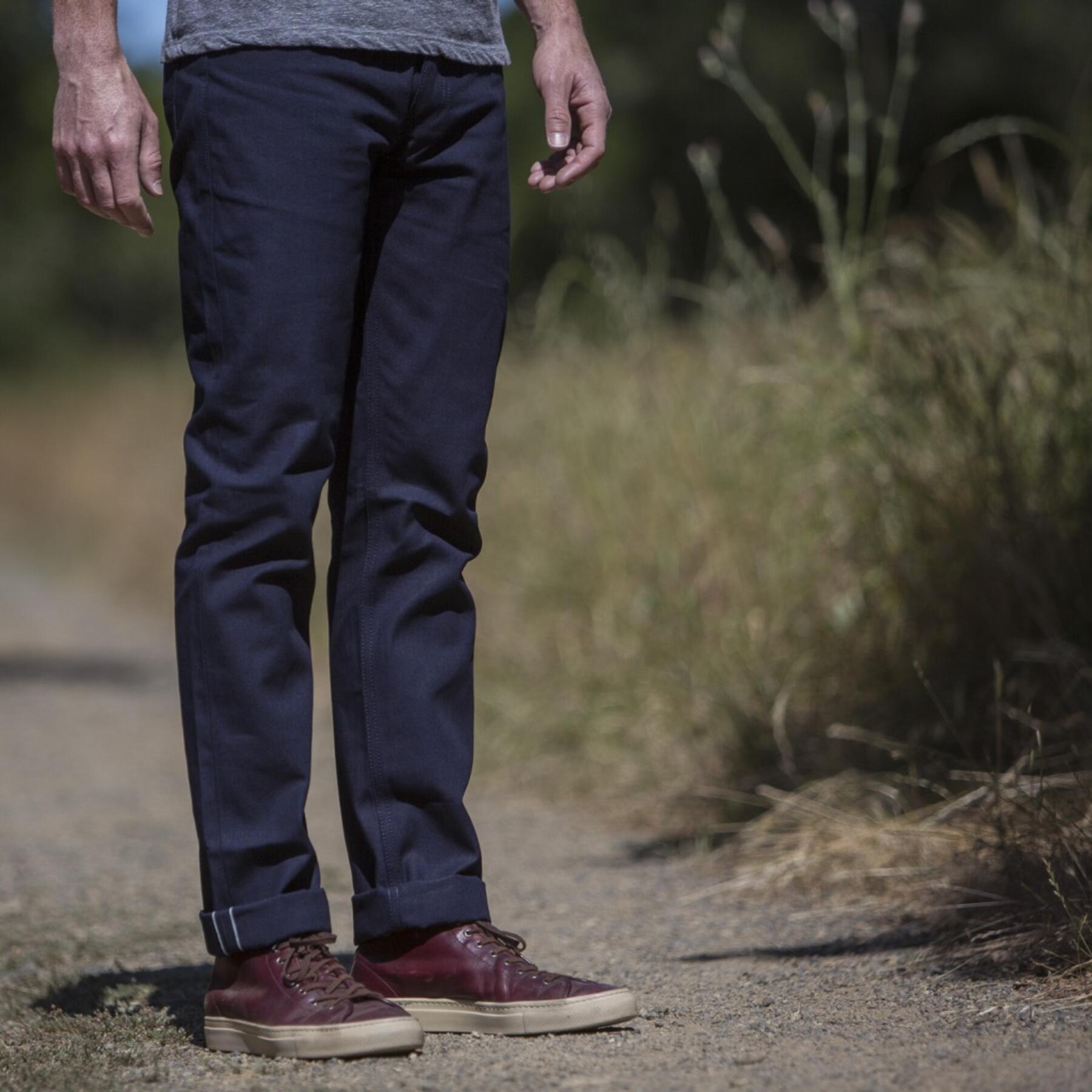 gustin #339 japan indigo selvedge canvas