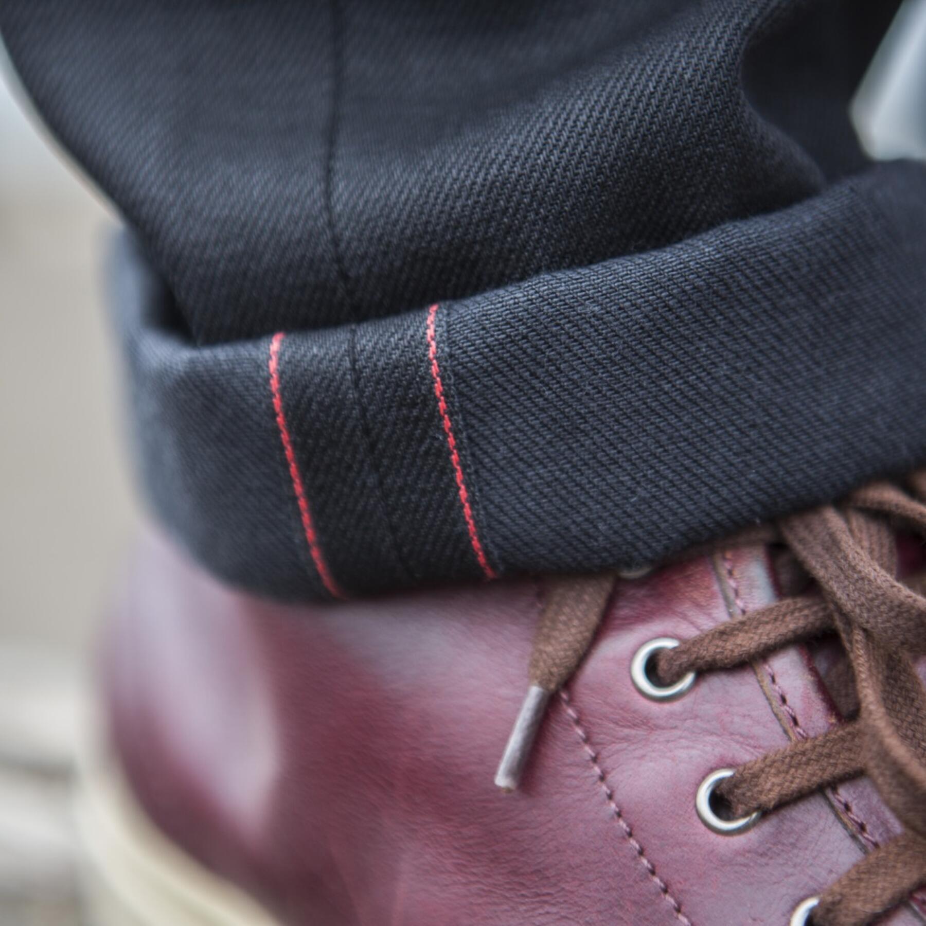gustin #327 jet black selvedge twill
