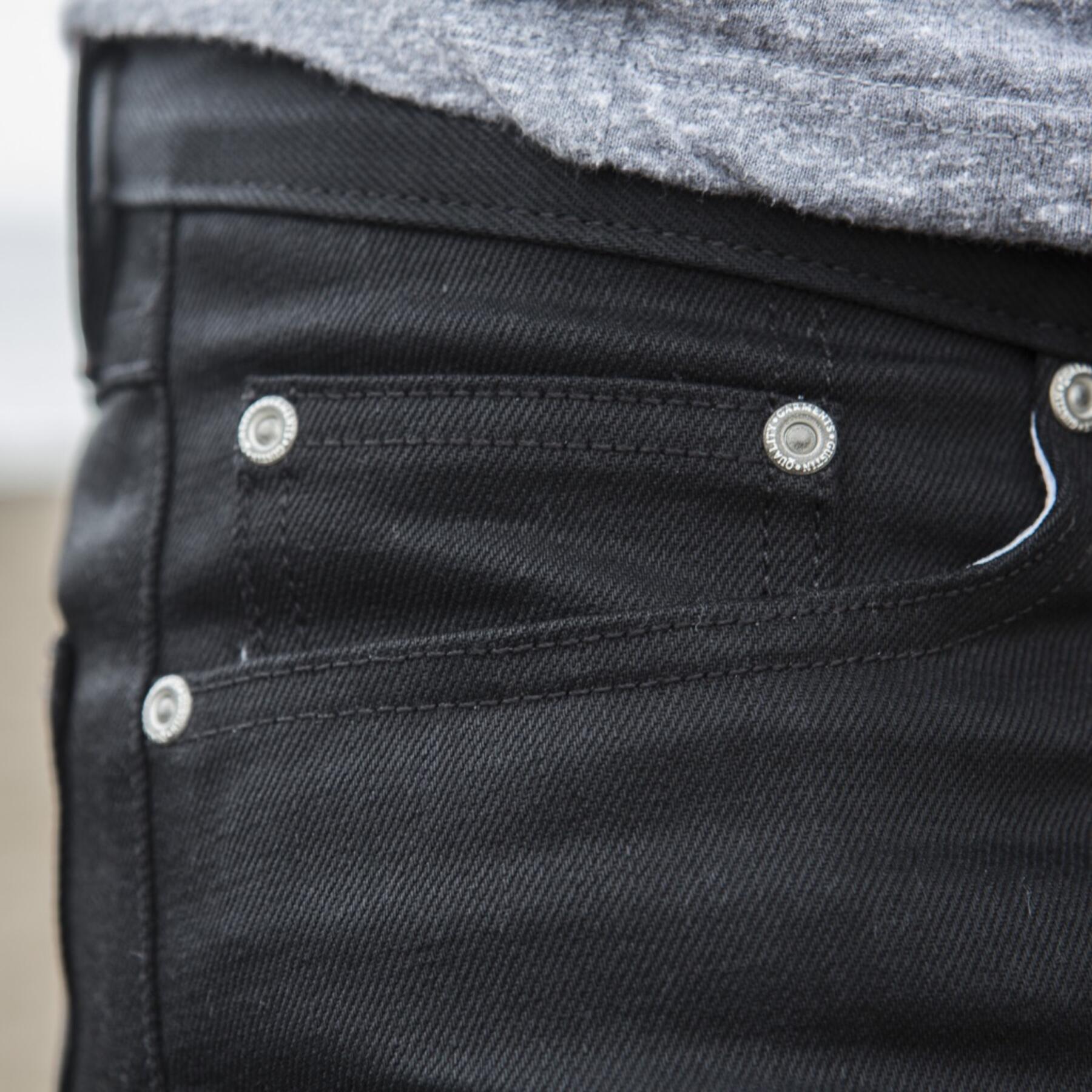gustin #327 jet black selvedge twill