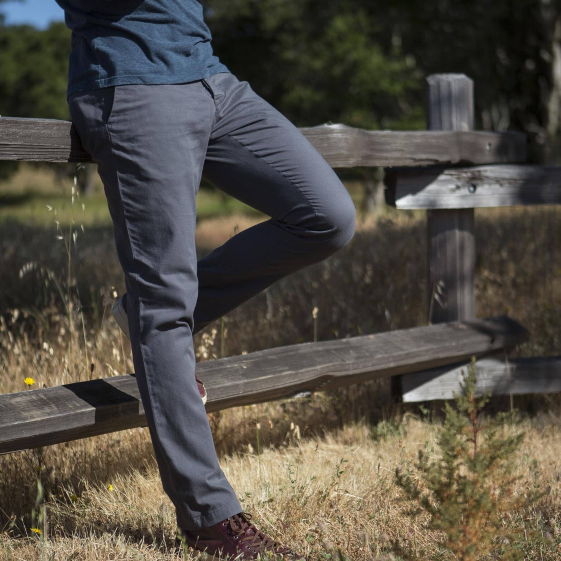 gustin #136 bright orange superlight chino