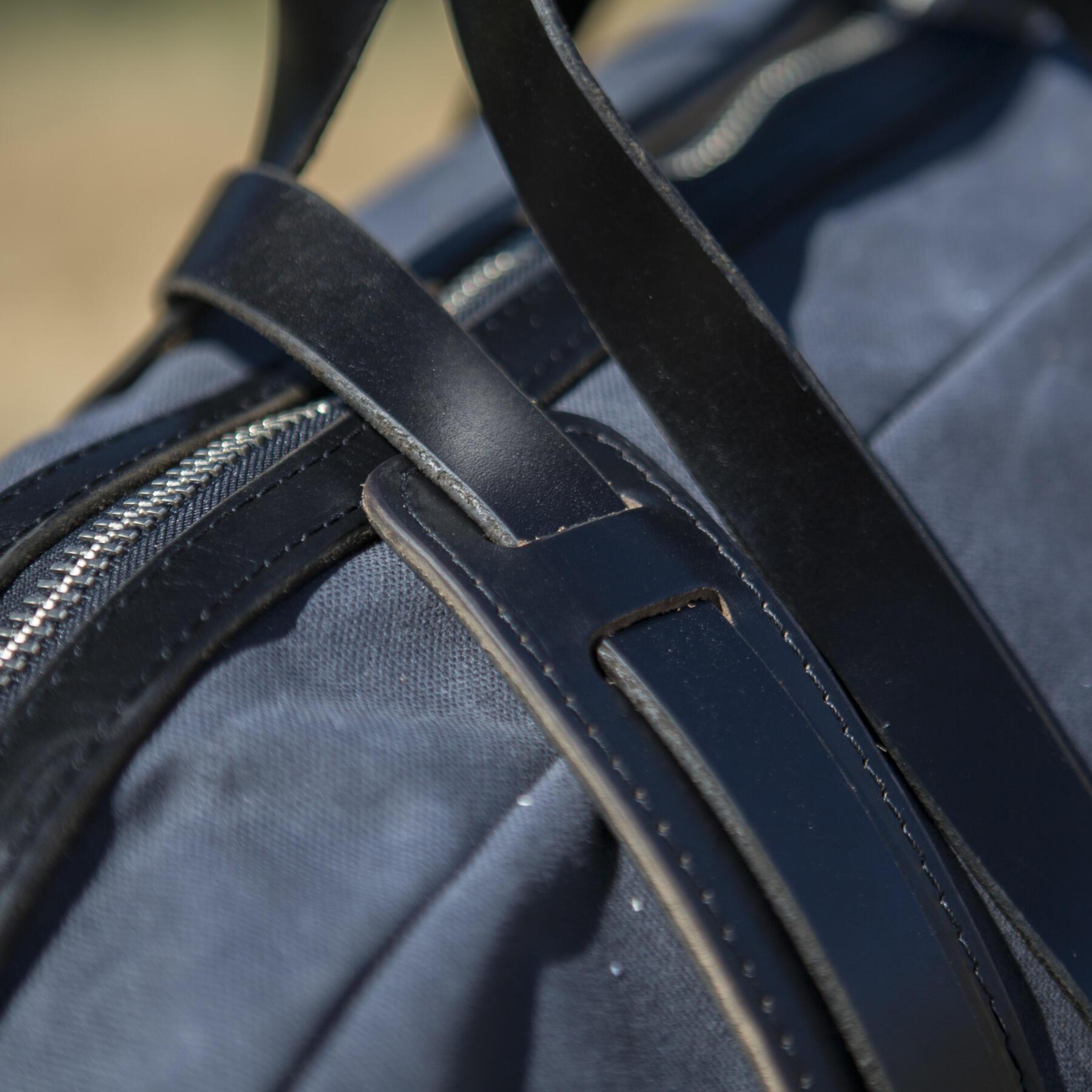 gustin classic duffel - waxed charcoal