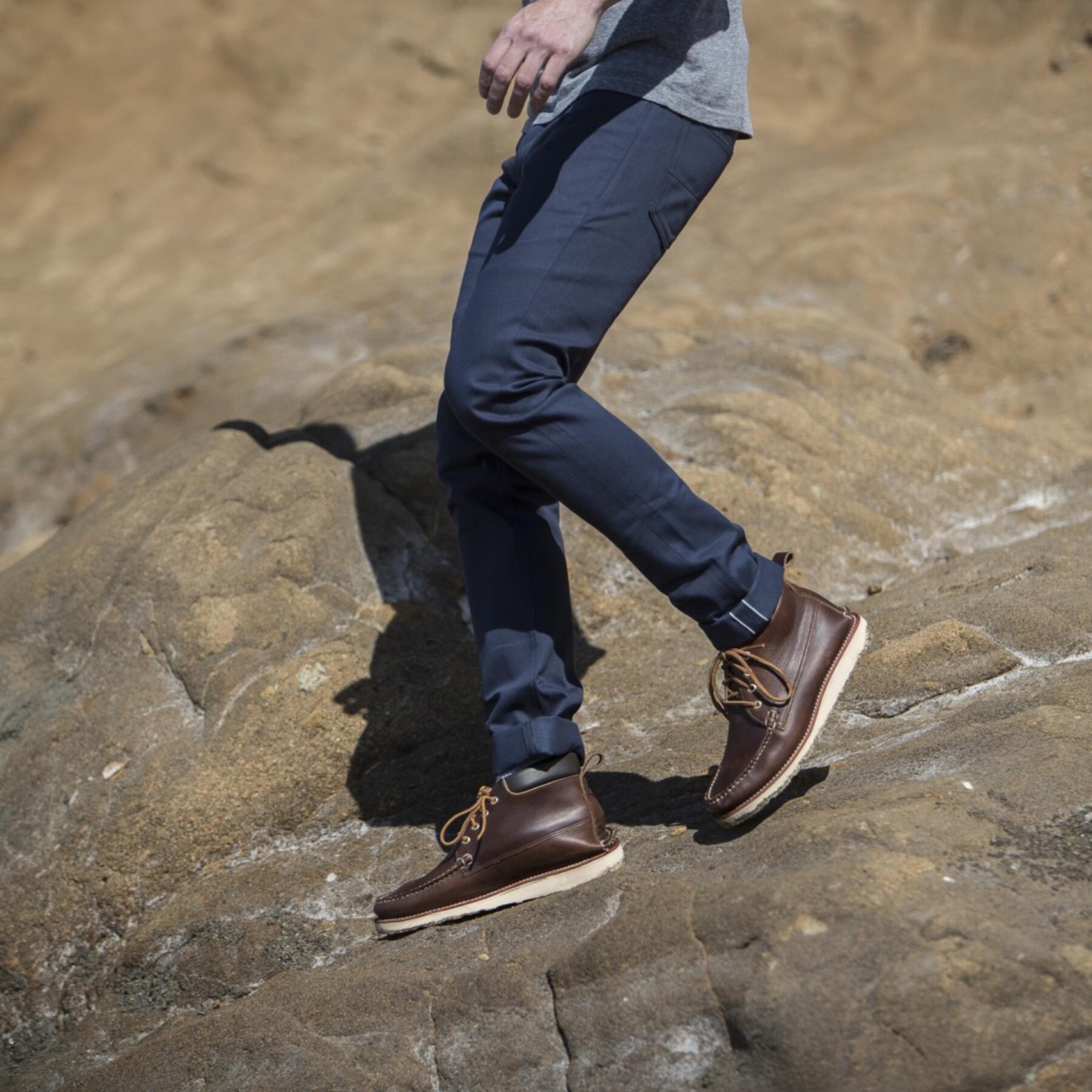 gustin #361 navy selvedge twill