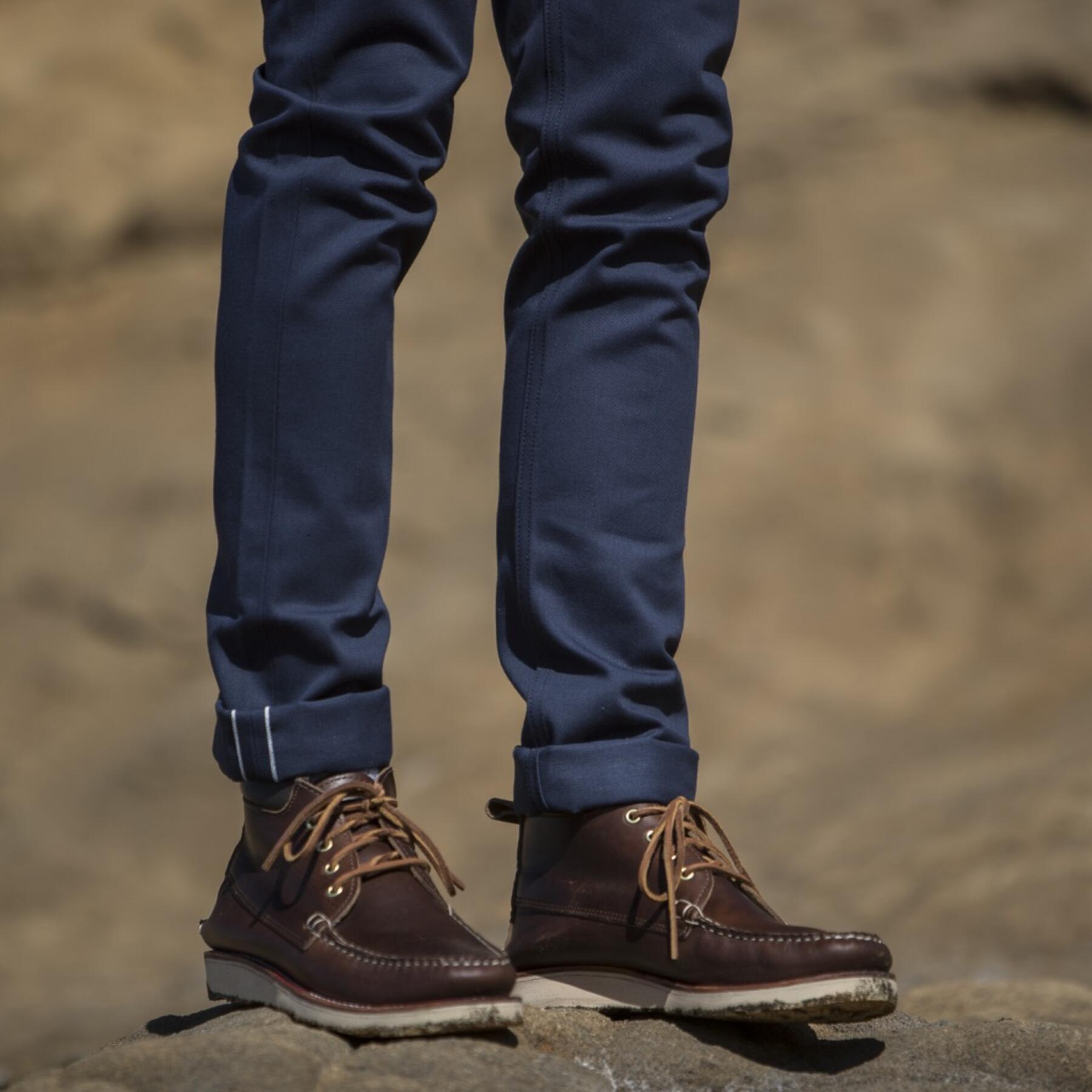 gustin #361 navy selvedge twill