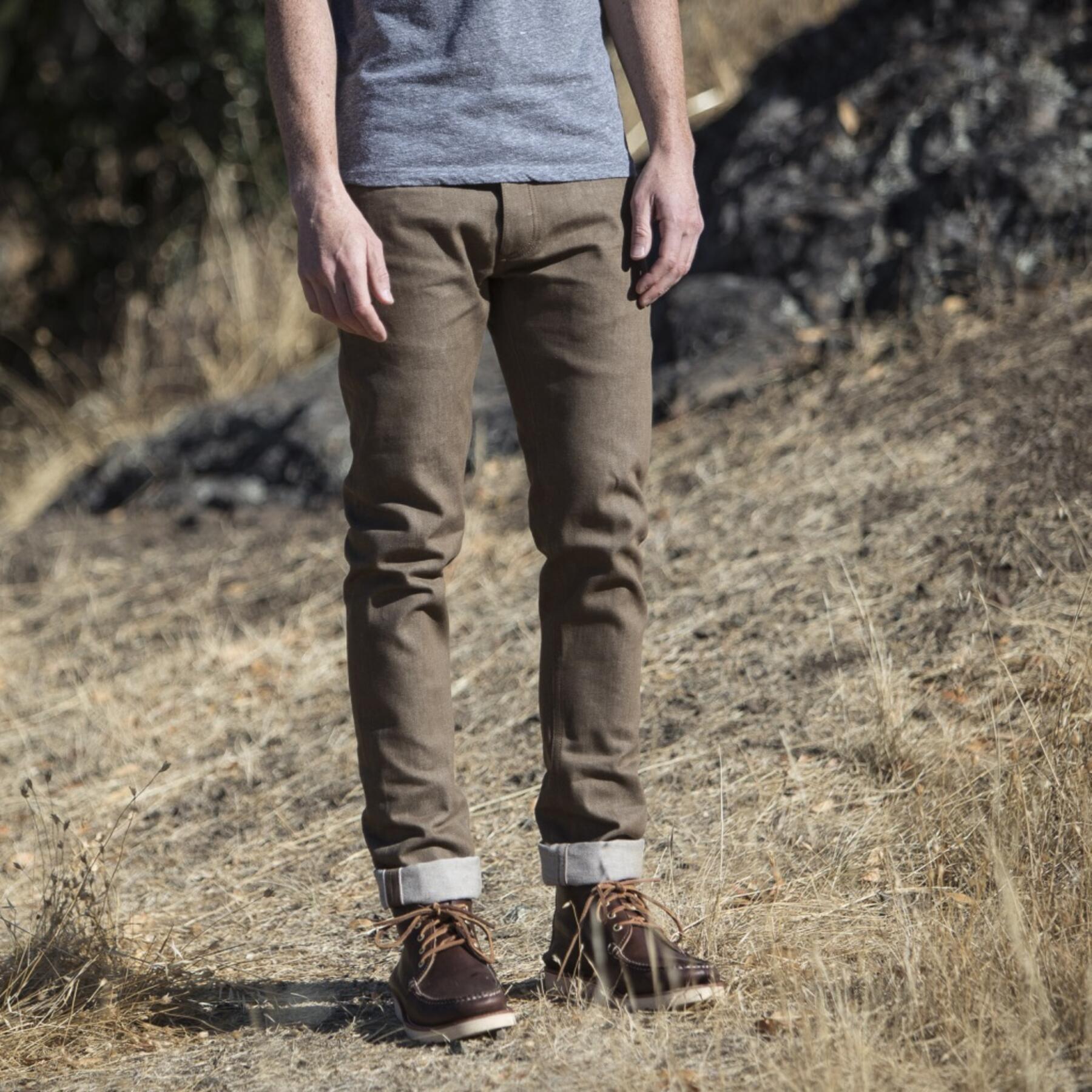 gustin #360 cone khaki selvedge