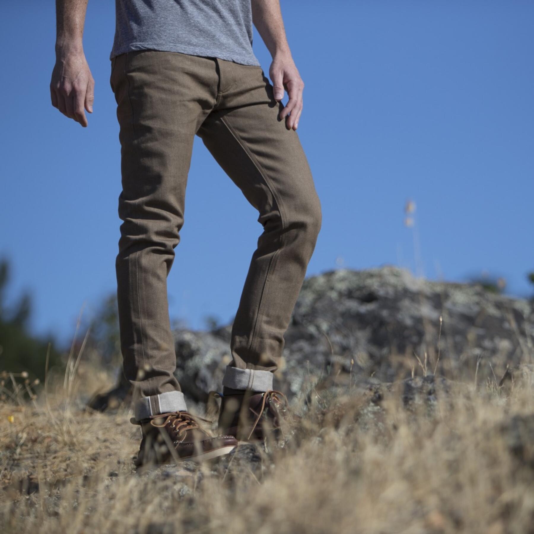 gustin #360 cone khaki selvedge