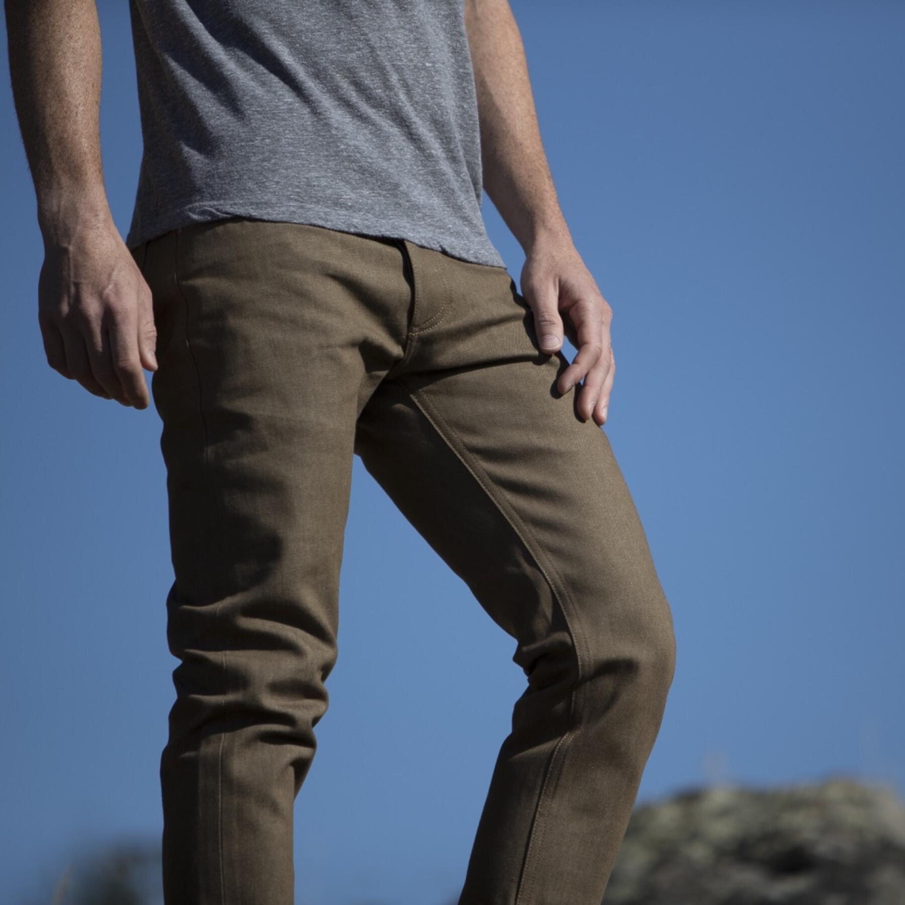gustin #360 cone khaki selvedge